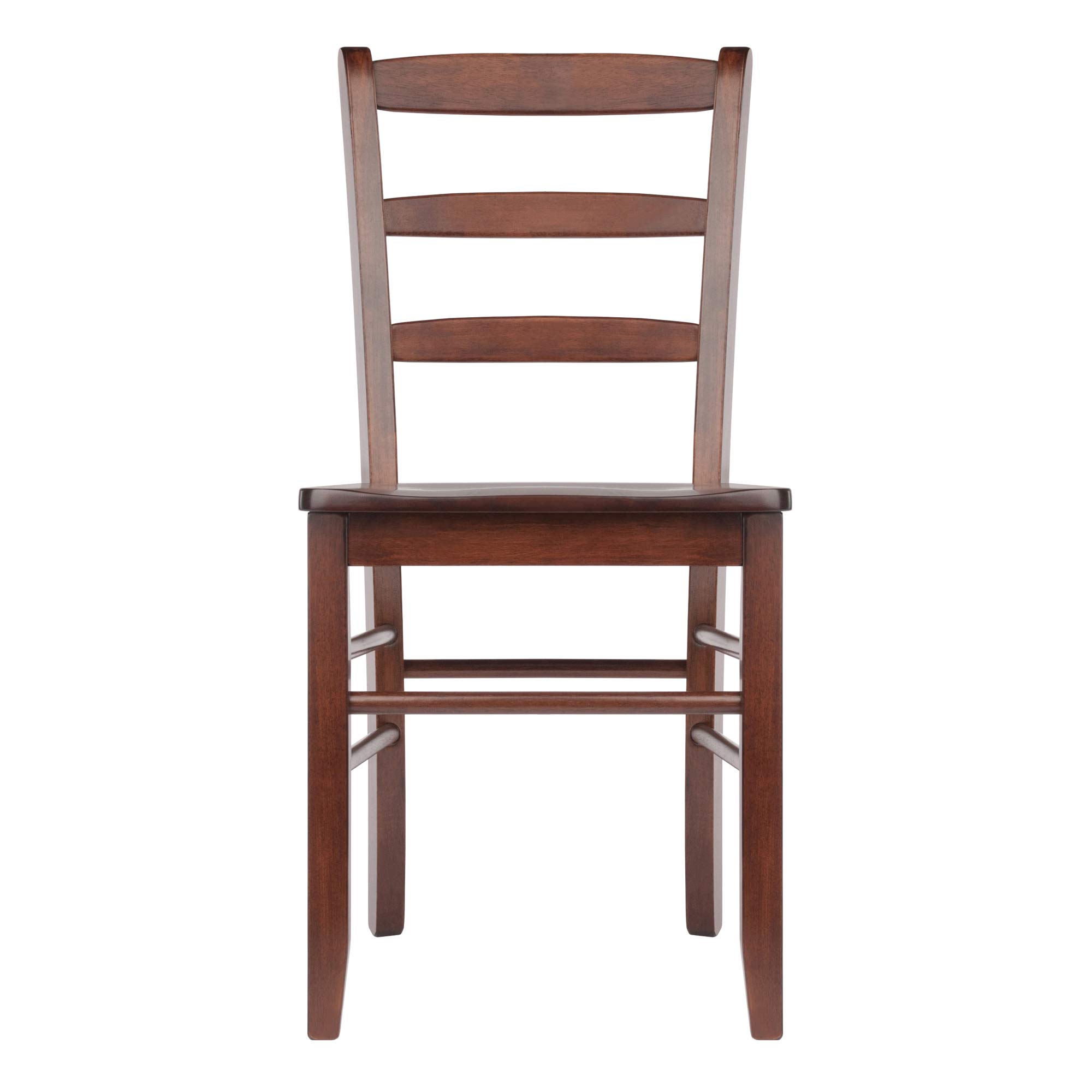 Winsome Wood Perrone 3-Piece Drop Leaf Dining Set with 2 Ladderback Chairs - Space Saving Kitchen Table for Small Apartments & Breakfast Nooks