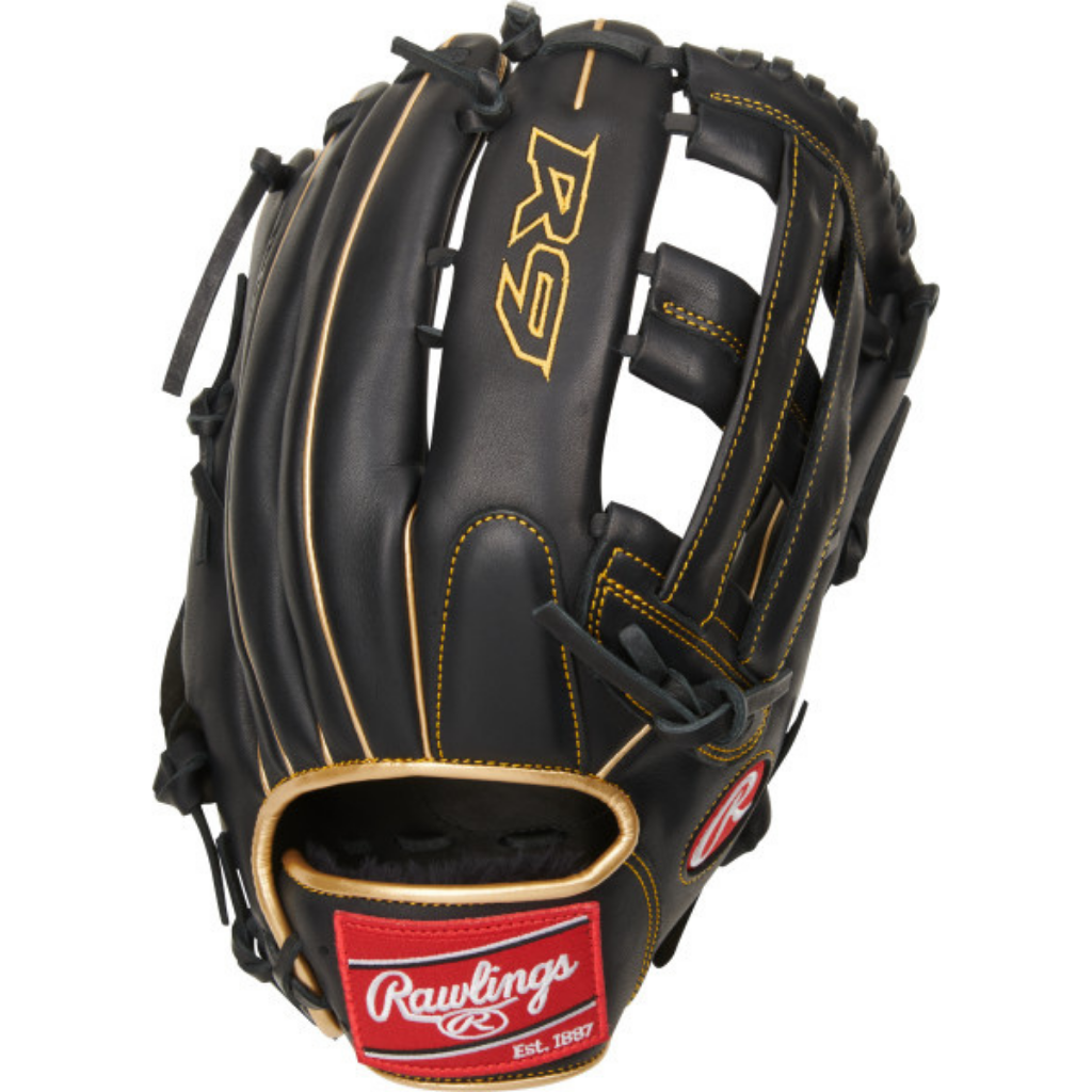 Rawlings R9 Baseball Glove 12.75 Inch - R93029 6BG | Premium Leather Fielding Glove for Baseball Players | Perfect for Practice, Games & Training Sessions