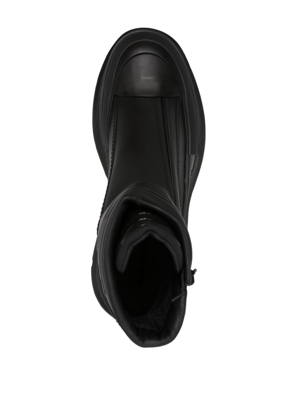 Alexander McQueen Black Leather Boots for Women - Stylish & Comfortable Ankle Booties for Casual Wear, Office, and Night Out