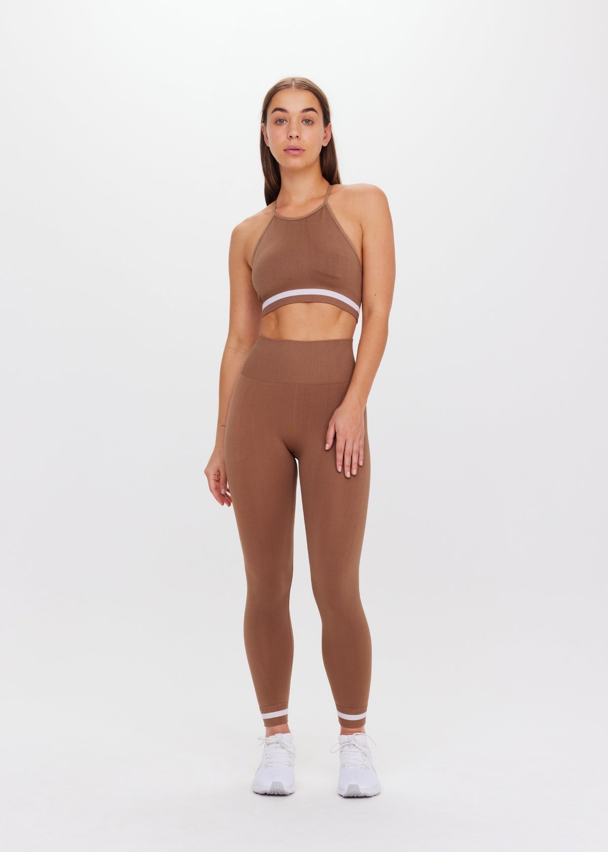Form Seamless 25IN Midi Pant in Mocha - High Waisted Stretch Work Pants for Women, Office Wear & Business Casual Outfits