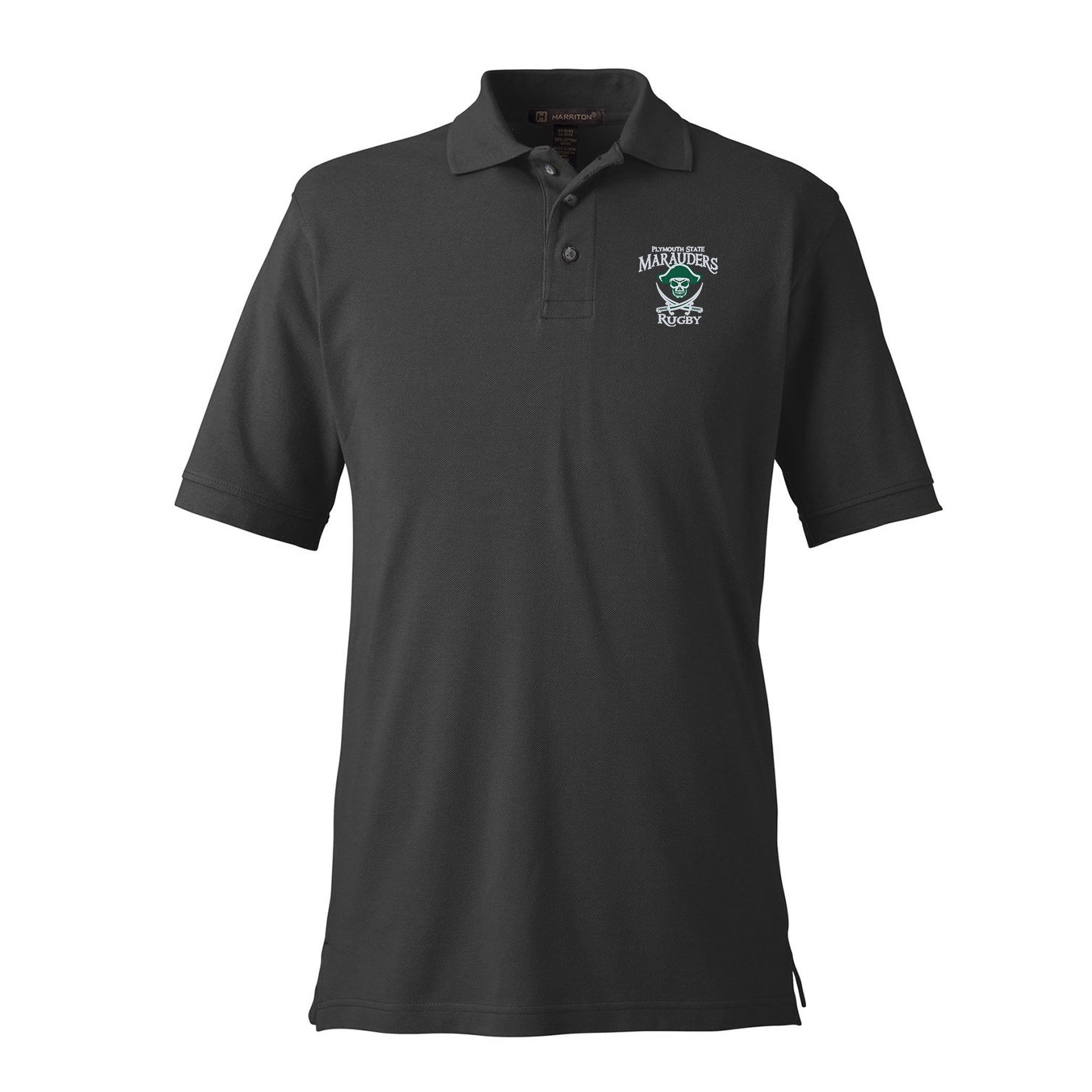 Plymouth State WRFC Ringspun Cotton Polo Shirt - Comfortable & Durable Men's Casual Wear for Golf, Work & Everyday Use
