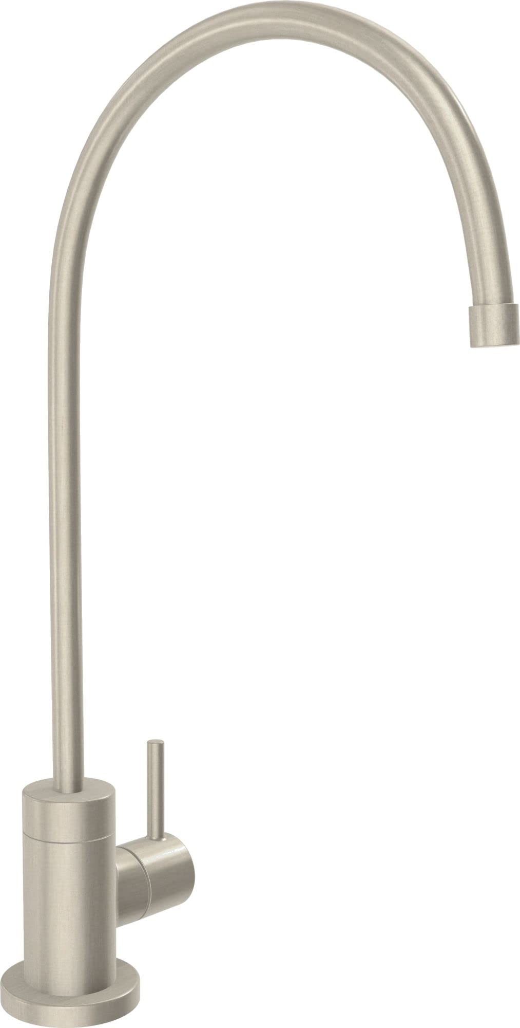 PROFLO PFX122 1.5 GPM Cold Water Dispenser Faucet - Brushed Nickel Beverage Tap for Refrigerator & Water Filtration System - Perfect for Kitchen, Office & Bar Use