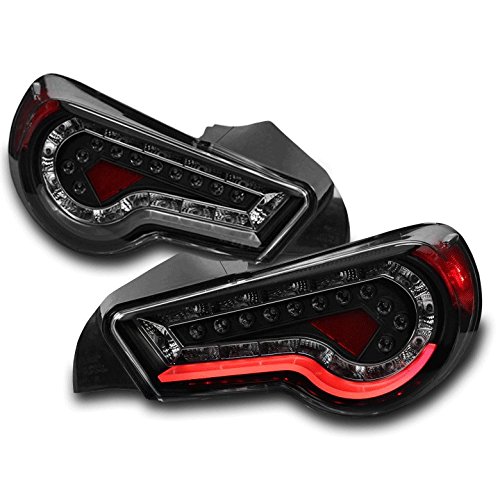 15 Scion FR-S / Subaru BRZ LED Altezza Tail Lights - Black Smoke Rear Brake Lamps for Enhanced Style & Night Visibility | Perfect for Car Enthusiasts & Night Driving