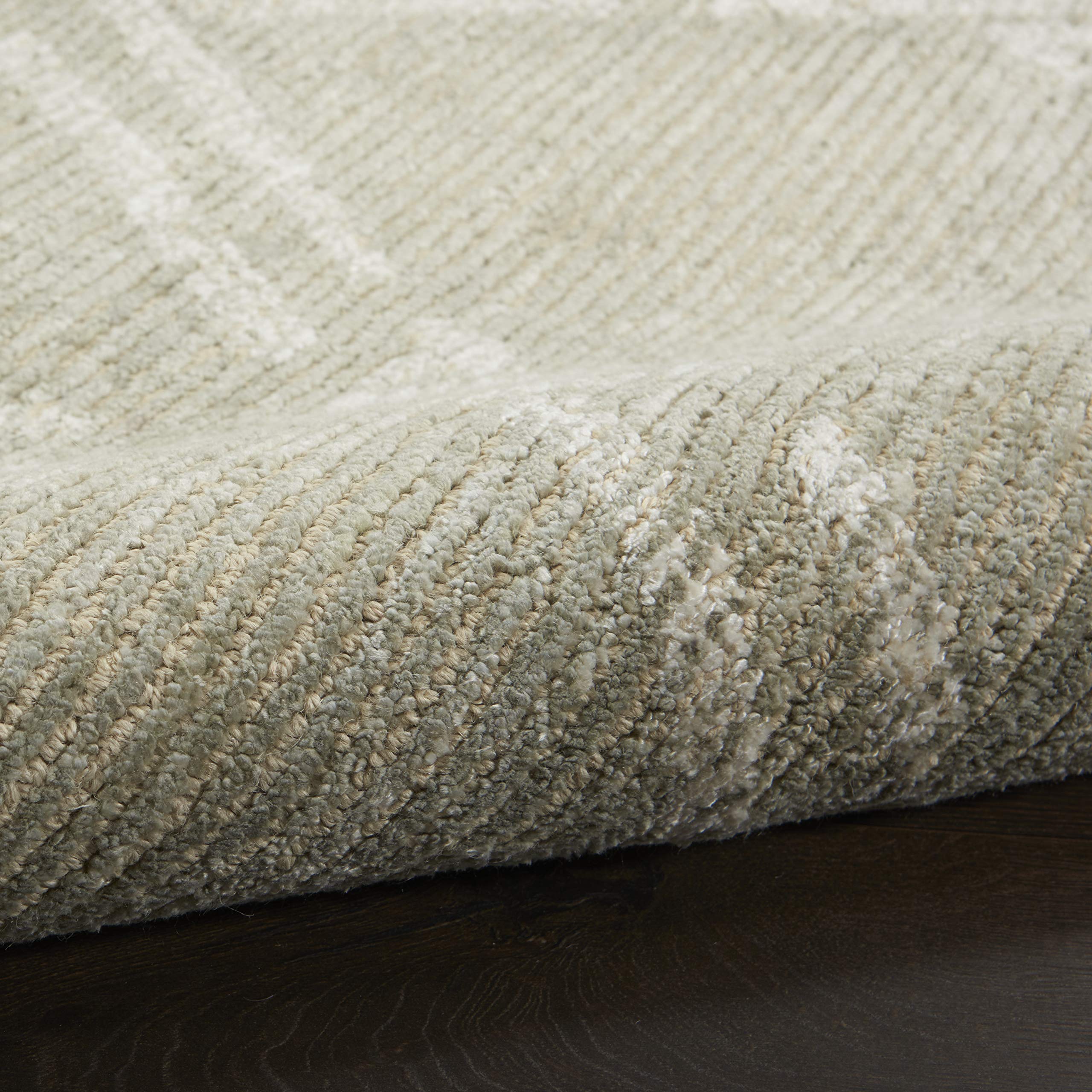 Nourison Venosa Modern Green Ivory 2'3