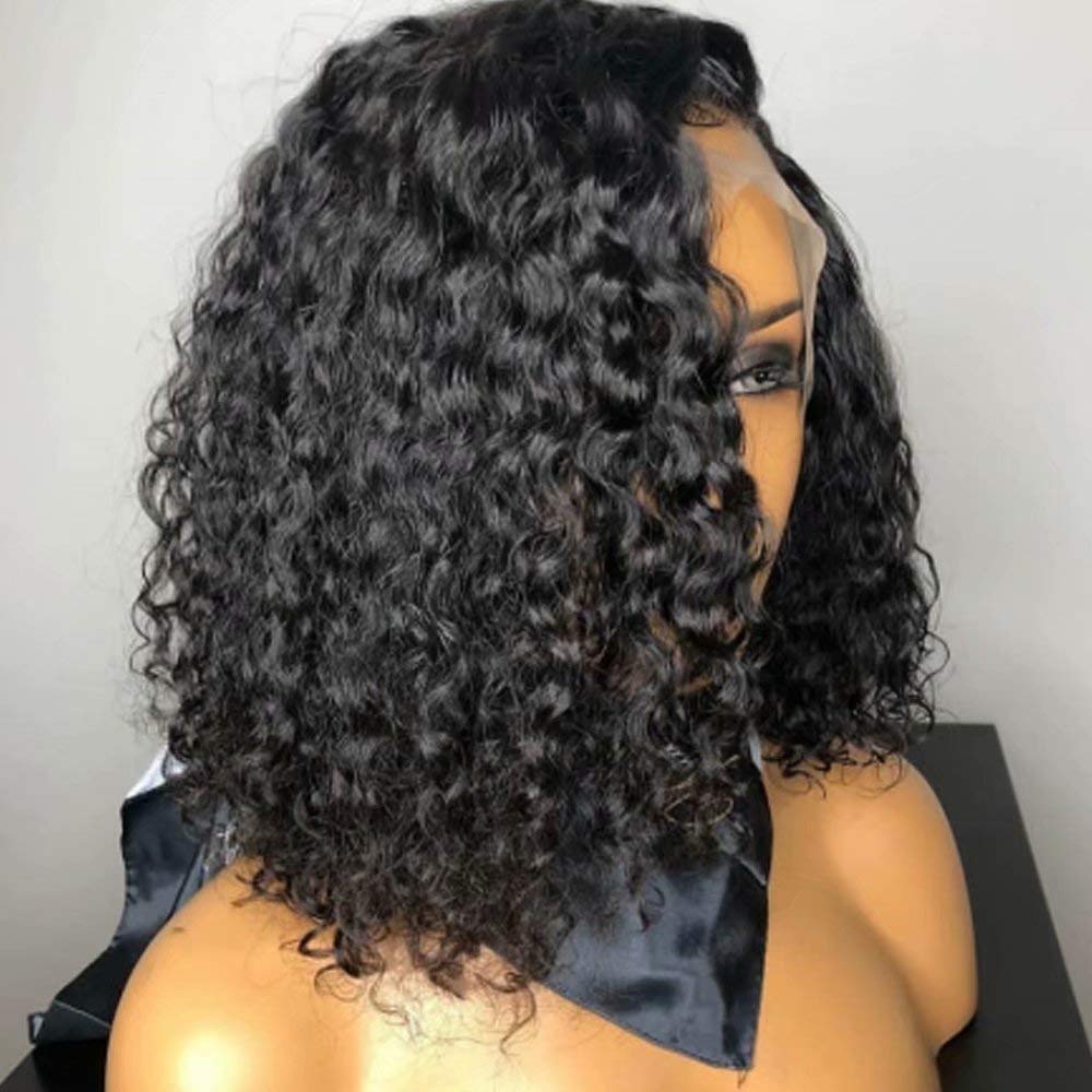 1B/30 Ombre Curly Human Hair Wig 13x6 Lace Front Wig for Black Women - Brazilian Remy Hair with Pre-Plucked Hairline & Baby Hair (150% Density) | Perfect for Daily Wear, Parties & Special Occasions