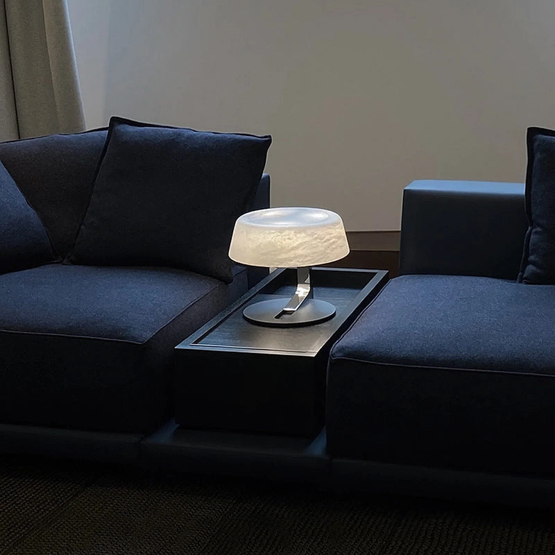 Modern Snowstone Table Lamp - Elegant Bedside & Living Room Lighting for Home Decor