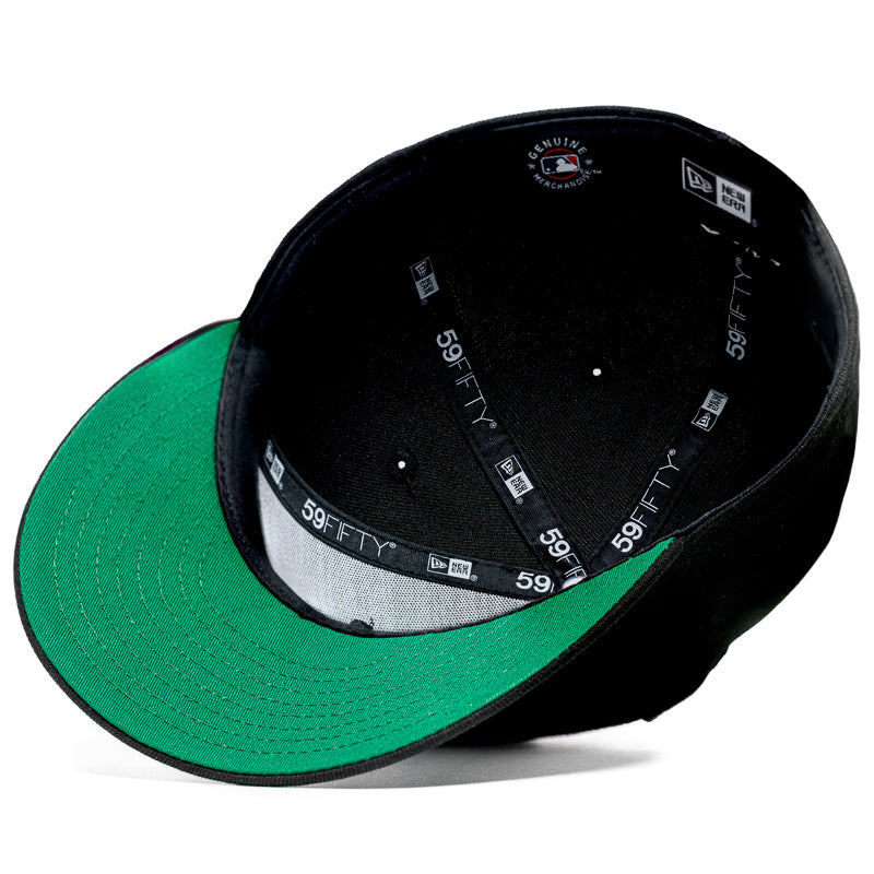 New Era x Politics Chicago White Sox 59FIFTY Fitted Hat - Black | Official MLB Licensed Baseball Cap for Men & Women - Perfect for Games, Streetwear & Sports Fans