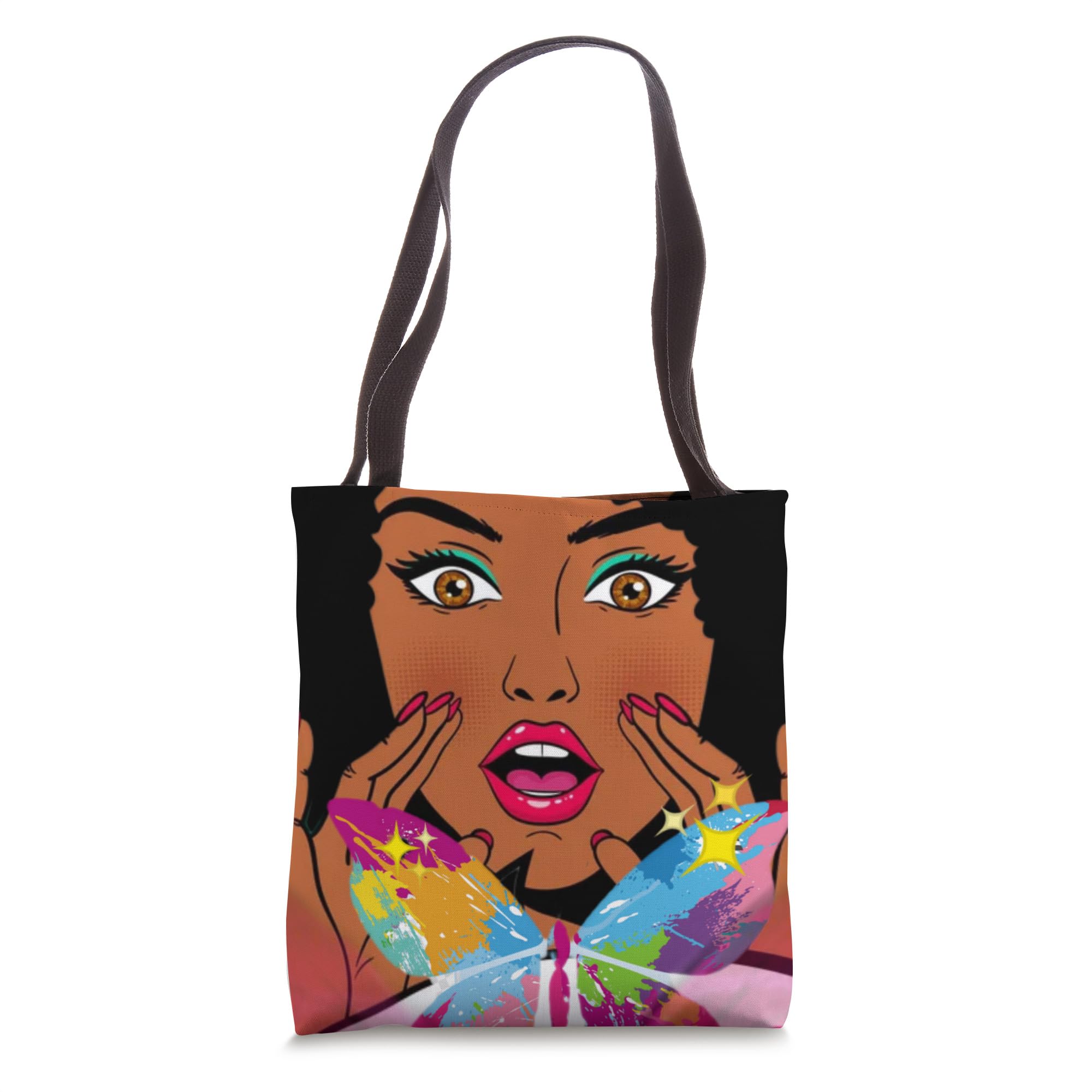 Eastdalfashion Stylish Butterfly Print Tote Bag for Women - Lightweight & Spacious Handbag for Work, Travel, and Shopping
