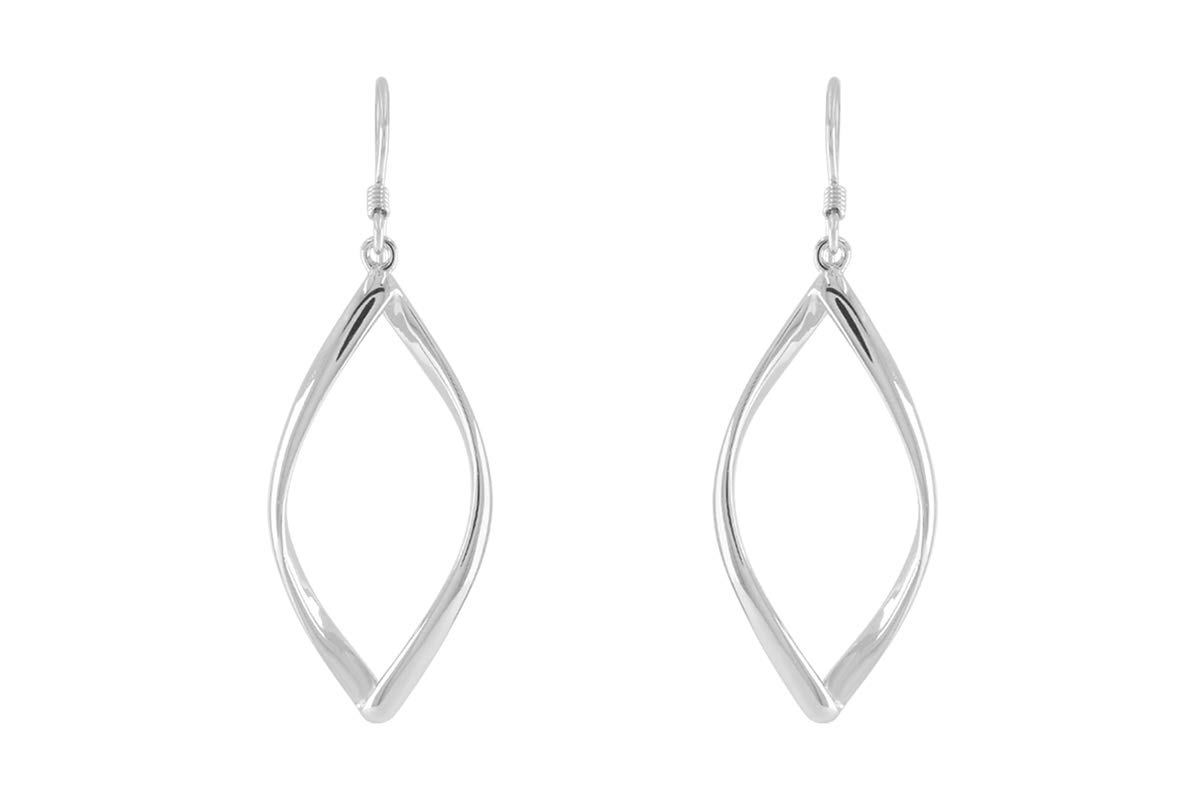 14K Gold Plated Infinity Sterling Silver Hoop Earrings for Women - Elegant Everyday Jewelry for Work, Date Night & Special Occasions