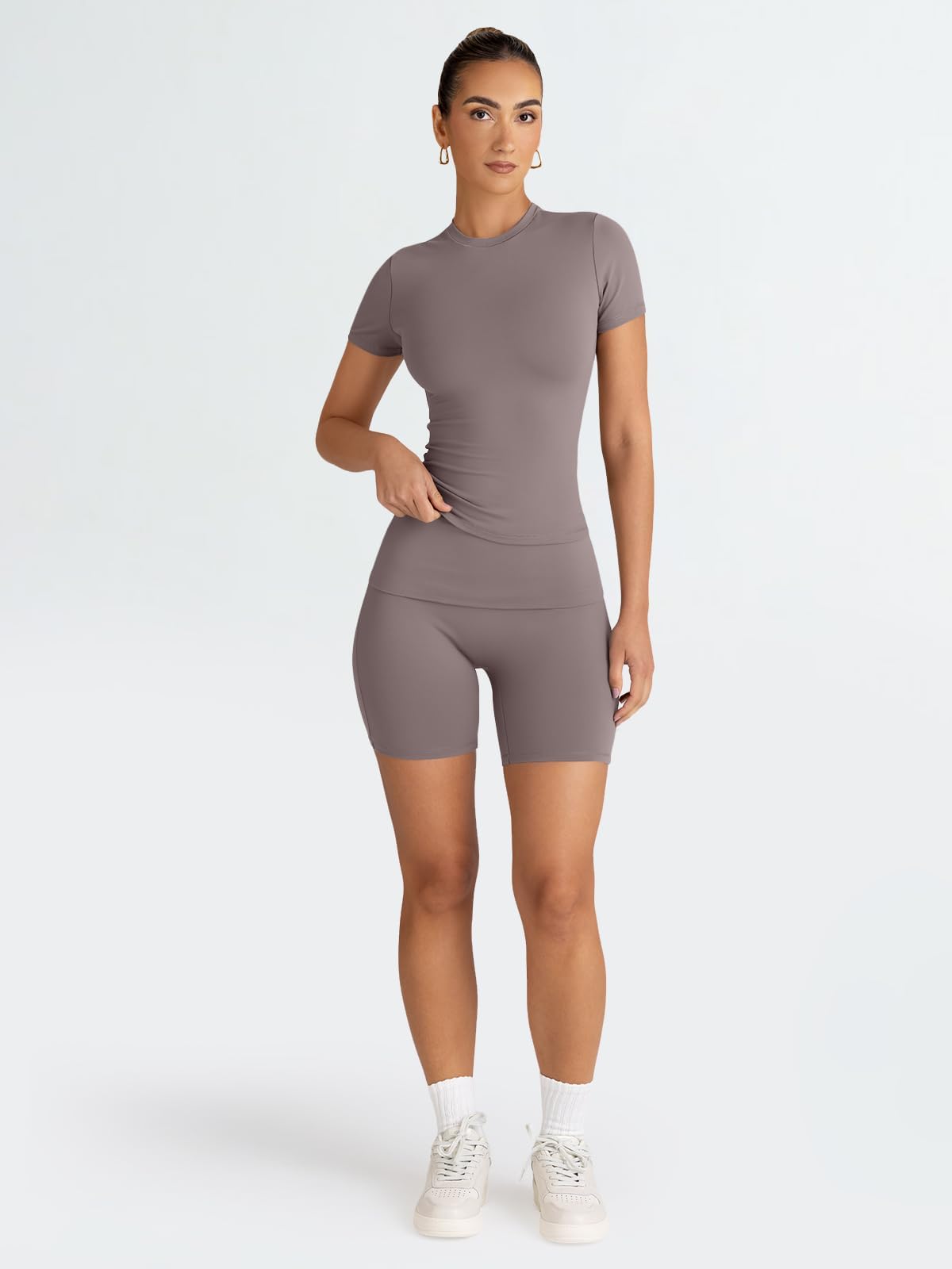 Trendy Queen Women's 2-Piece Workout Set - Matching Shorts & Top for Gym, Lounge & Summer Outfits | Perfect for Yoga, Running & Casual Wear