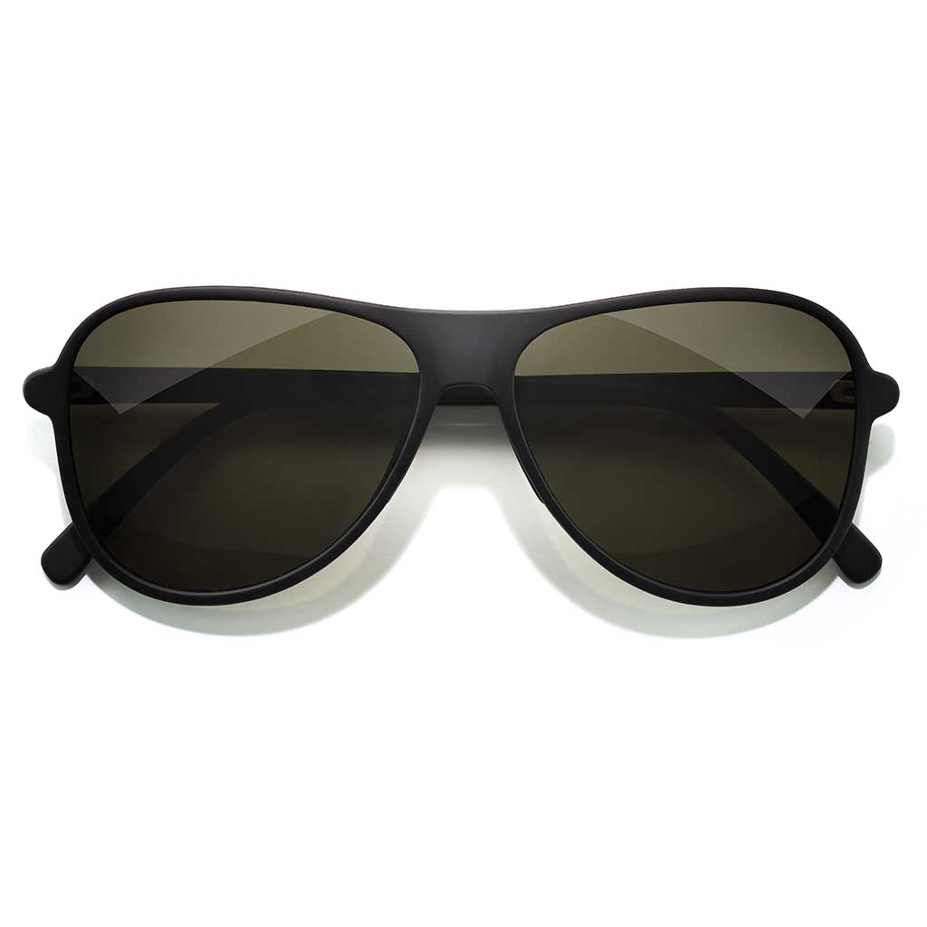 Foxtrot Polarized Sunglasses for Men & Women - UV400 Protection, Lightweight & Stylish Black Frame - Perfect for Driving, Hiking & Outdoor Adventures