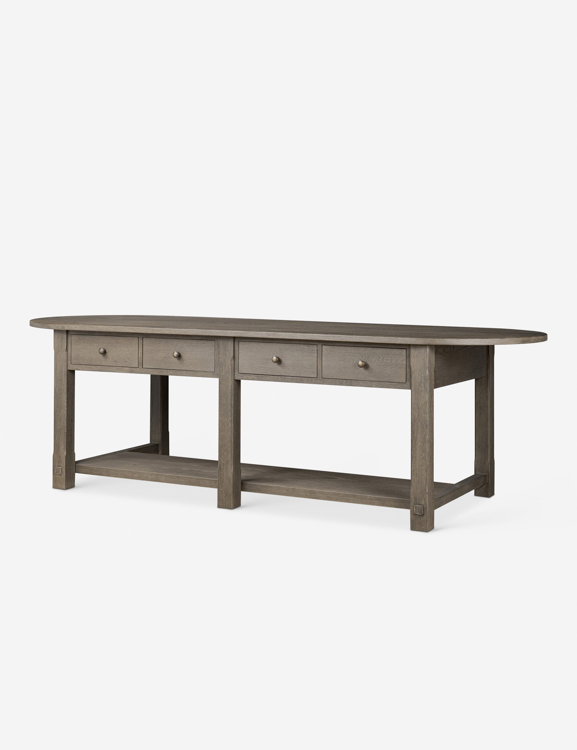 Elise Kitchen Island by Amber Lewis x Four Hands - Modern Kitchen Cart with Storage & Wheels - Perfect for Small Spaces, Open Kitchens & Dining Areas
