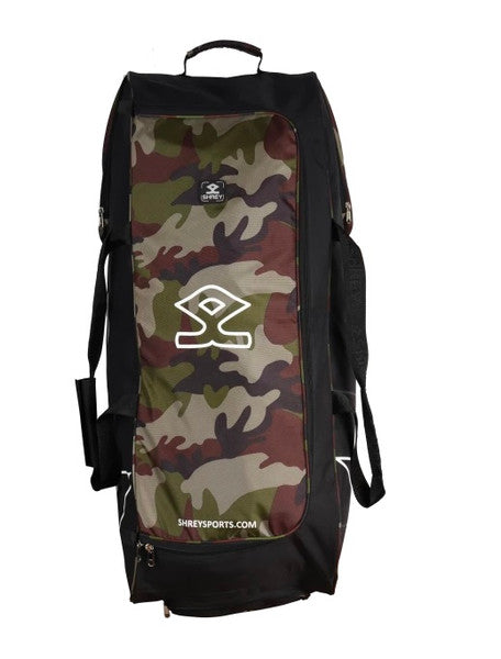 Shrey Star Wheelie Bag - Durable Camouflage Rolling Luggage for Travel & Adventure | Perfect for Camping, Hiking & Outdoor Trips