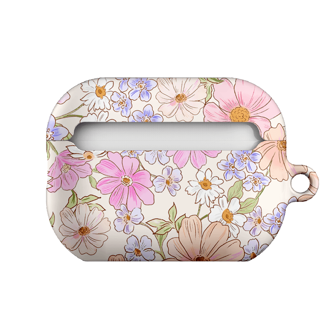 Lillia Flower AirPods Pro Case - Cute Floral Protective Cover for Apple AirPods Pro - Perfect for Women, Girls, Travel & Daily Use