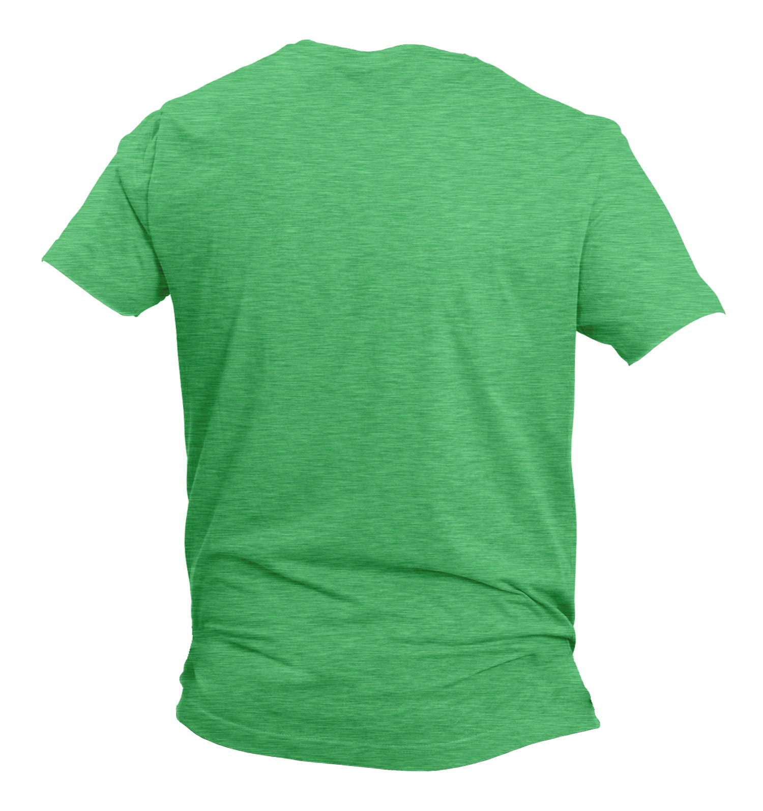 Green Line Shamrock USA Flag St. Patrick's Day Unisex V-Neck T-Shirt - Irish American Pride Apparel for Festivals & Casual Wear