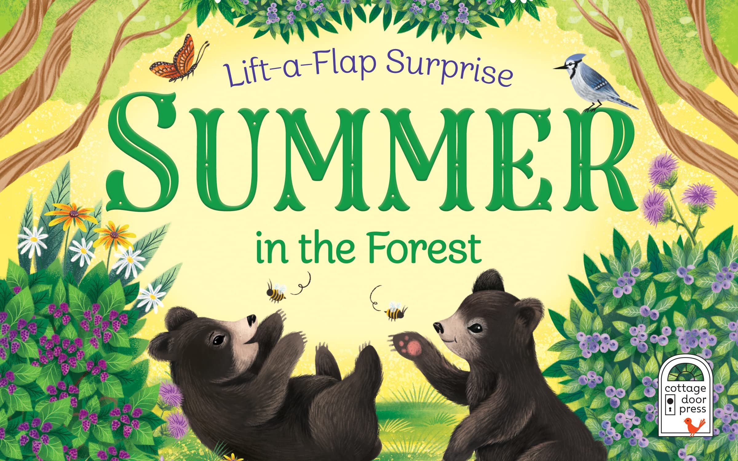 Summer In The Forest Deluxe Lift-a-Flap & Pop-Up Seasons Interactive Children's Board Book - Fun Learning Toy for Toddlers & Preschoolers (Bedtime Story, Classroom Activity, Gift Idea)