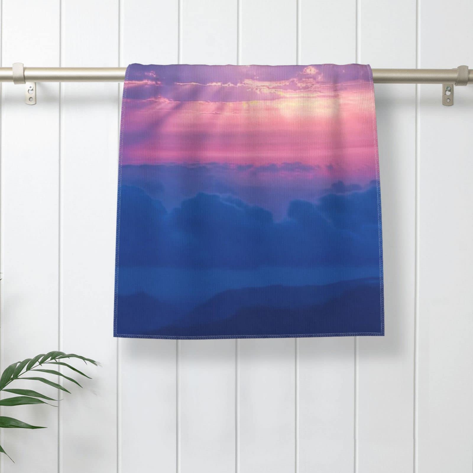 Custom Personalized Microfiber Towel - Super Soft Hand & Face Towel for Home, Hotel, Spa, Bathroom & Gym - 27.5