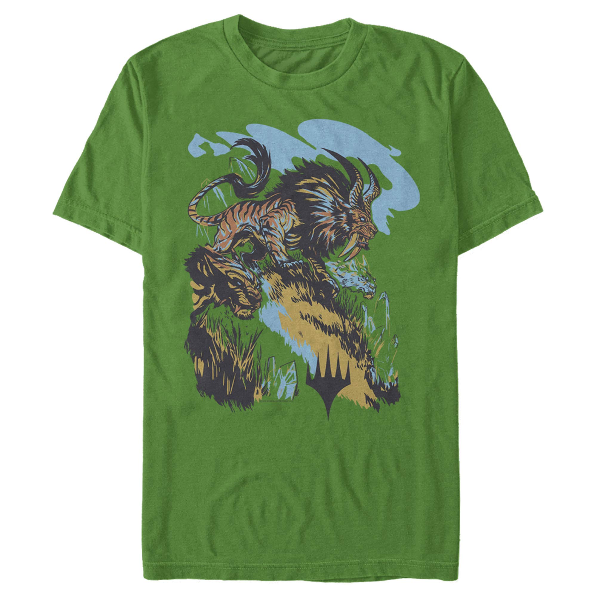 Men's Magic: The Gathering Ikoria Cat Beast Graphic T-Shirt | Cool MTG Gaming Tee for Casual Wear & Conventions