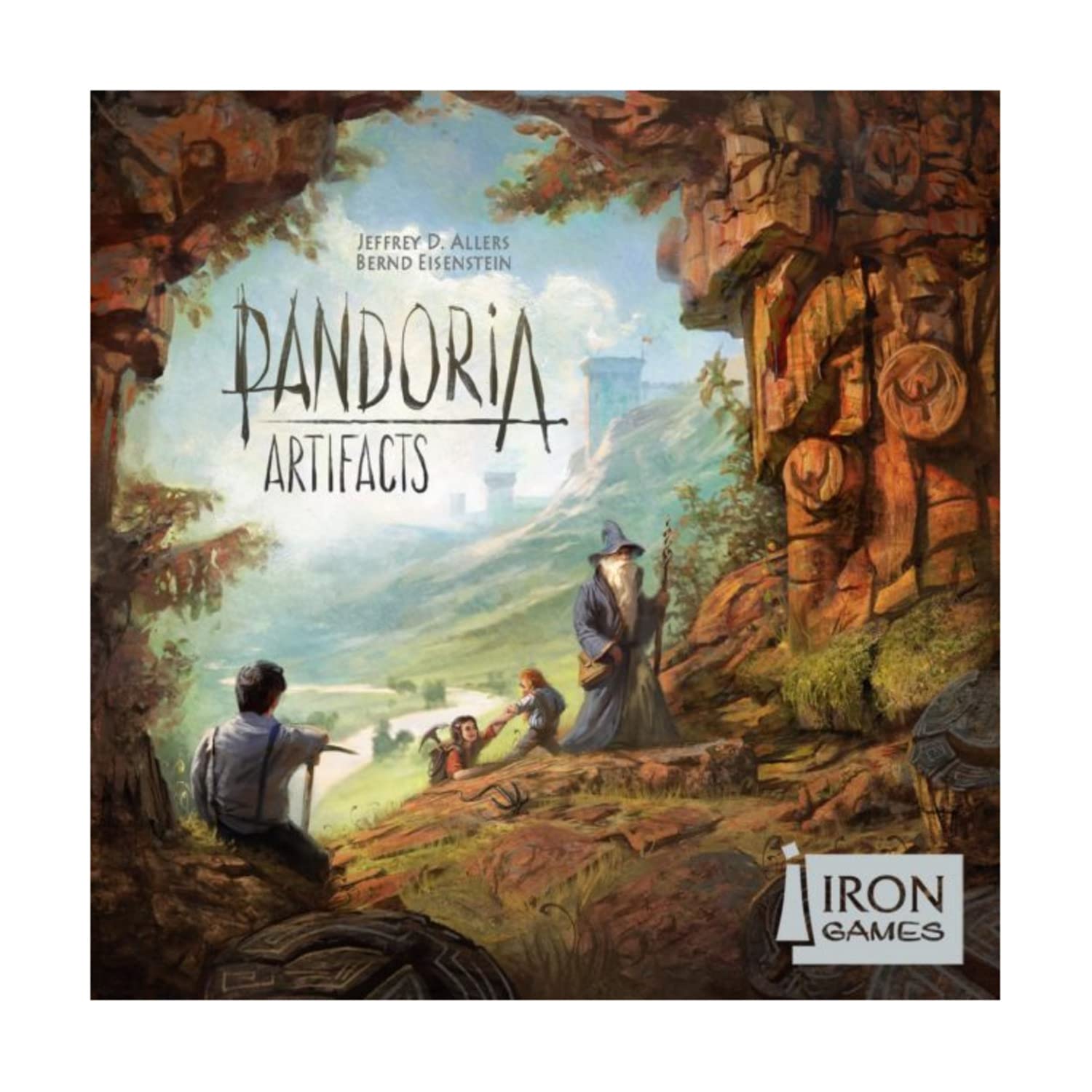 Irongames Iron Games Pandoria - Artifacts Board Game | Strategy Adventure Game for Adults & Teens | Perfect for Game Nights & Family Gatherings