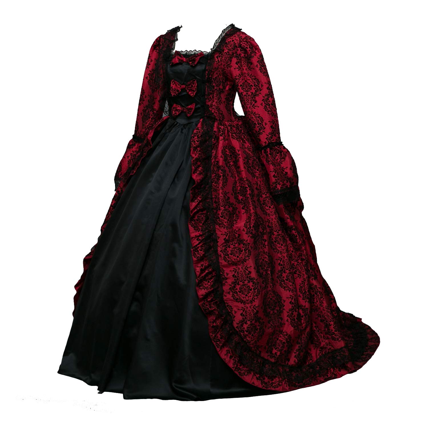 Elegant Victorian Ball Gown for Women - Rococo Gothic Dress Costume for Parties, Cosplay & Historical Reenactments