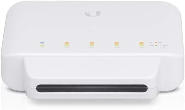 Ubiquiti USW-FLEX DPST 5-Port Gigabit PoE Switch with 1Gbps Speed | Aluminum Housing | Ideal for Home Office, Smart Home & Network Expansion