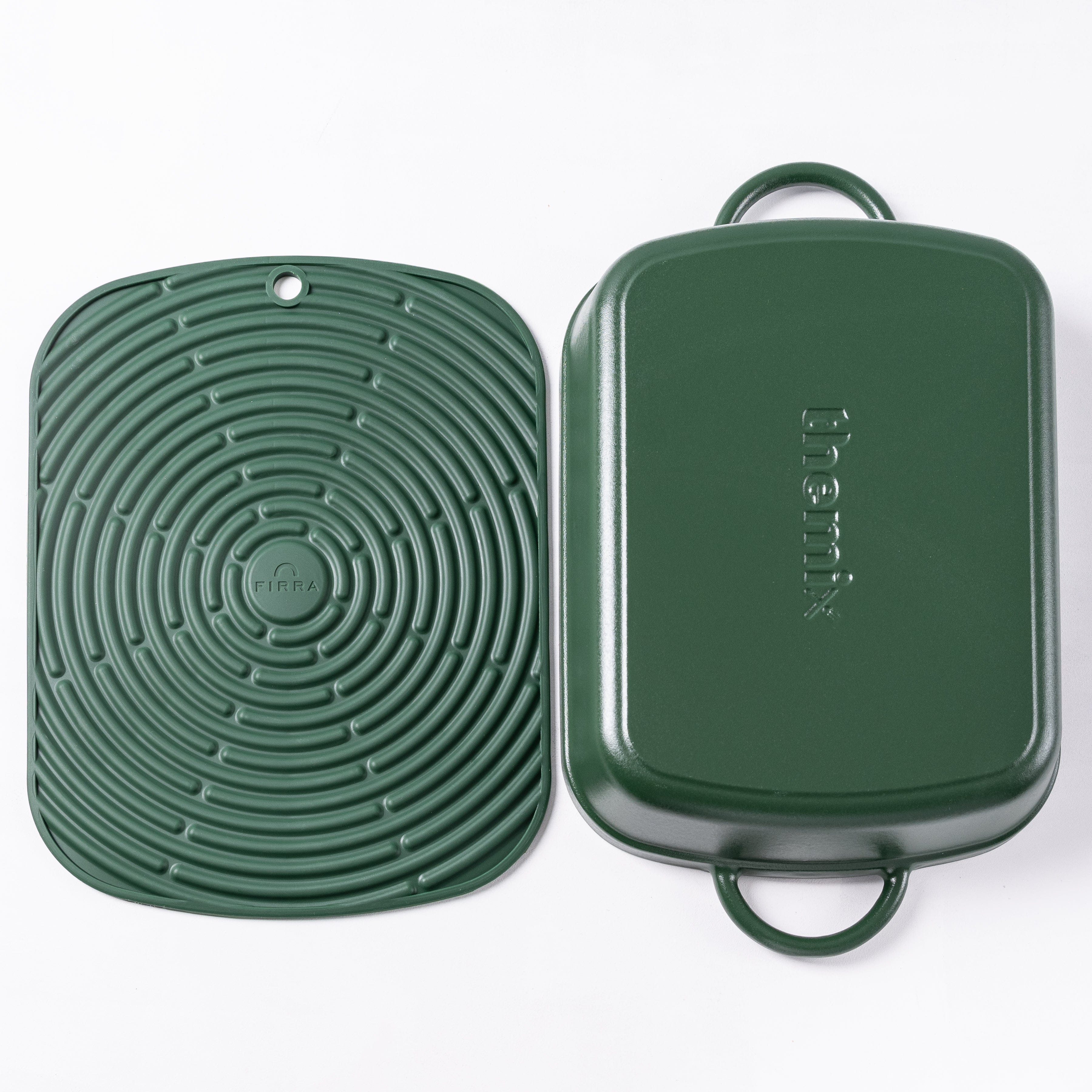 Firra Heat-Resistant Baking Dish Trivet Set - 3-Piece Silicone Pot Holder for Hot Pans, Casserole, and Serving Dishes - Perfect for Kitchen, Dining, and Holiday Entertaining