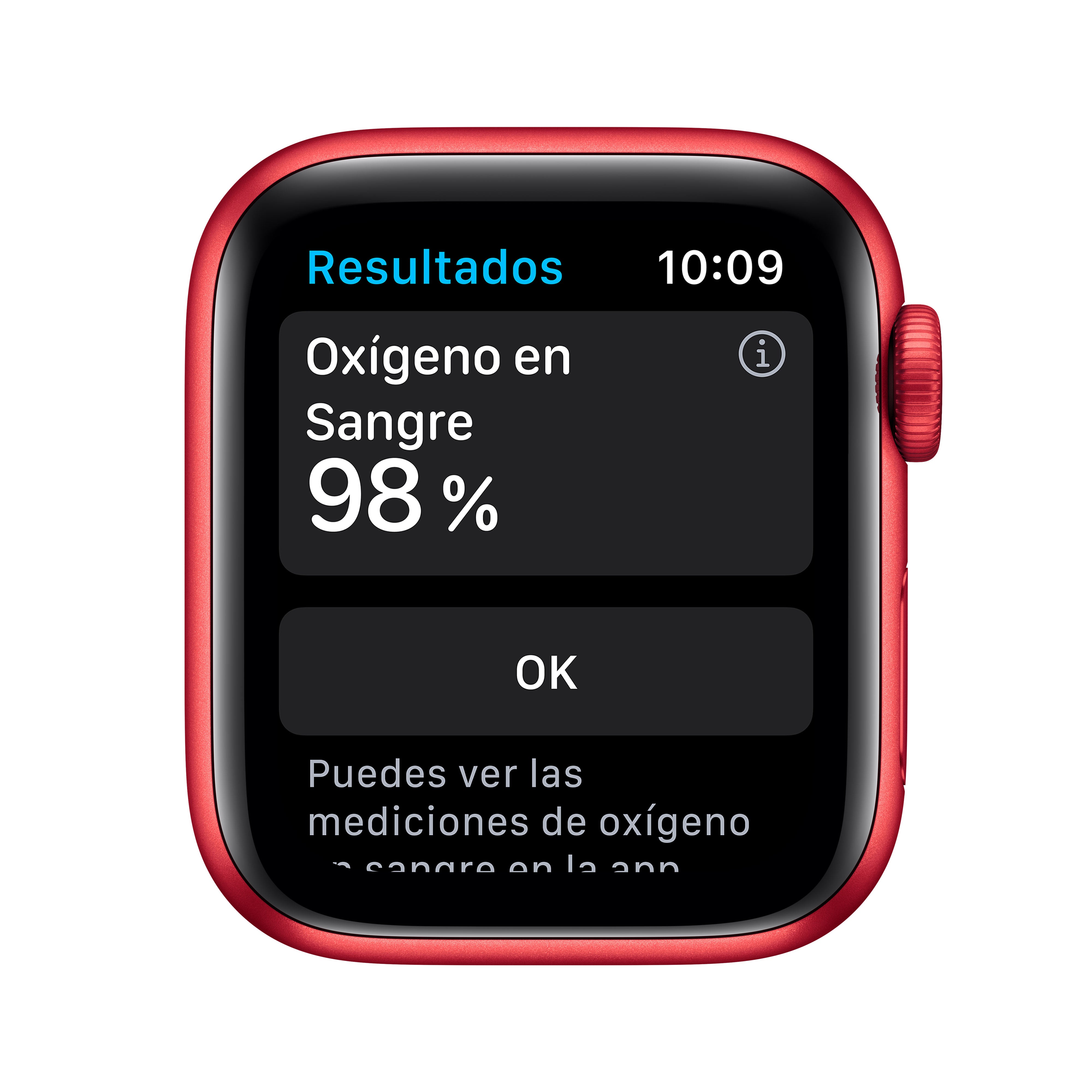 Apple Watch Series 6 (GPS) 40mm Red Aluminum Case with Sport Band - Fitness Tracking & Heart Rate Monitor for Running, Swimming & Daily Activity