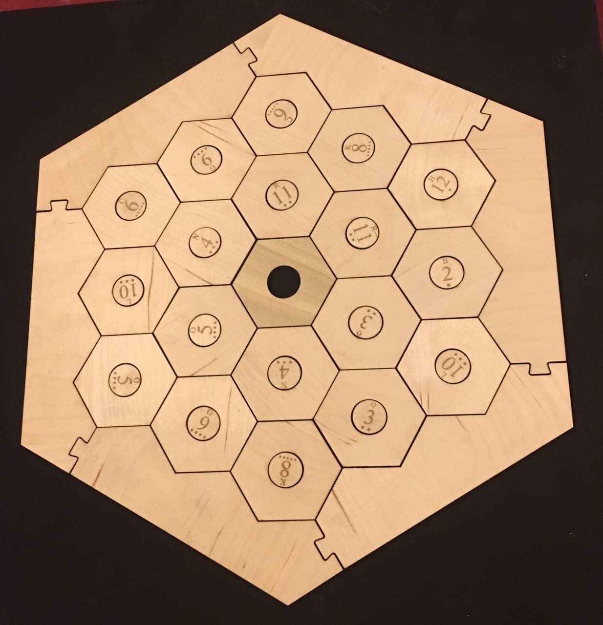 Premium Wooden Catan Board Game Set with Laser-Etched Number Tokens - Compatible with Settlers of Catan Base Game - Standard Size Strategy Board Game for Adults & Family Game Night