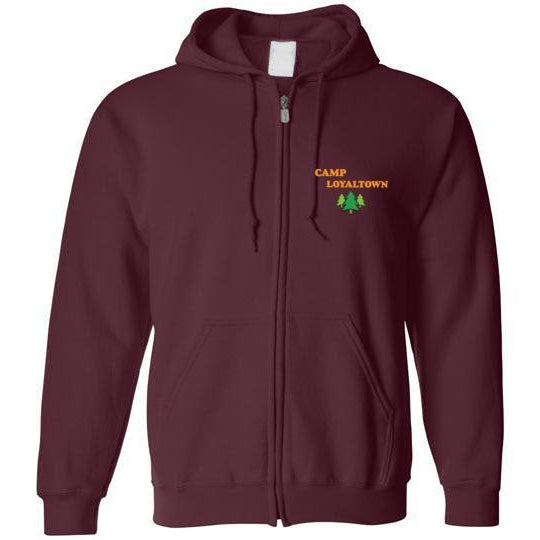 Loyaltown Zip-Up Hoodie for Men & Women - Comfortable Fleece Pullover with Front Pockets - Perfect for Casual Wear, Gym, and Outdoor Activities