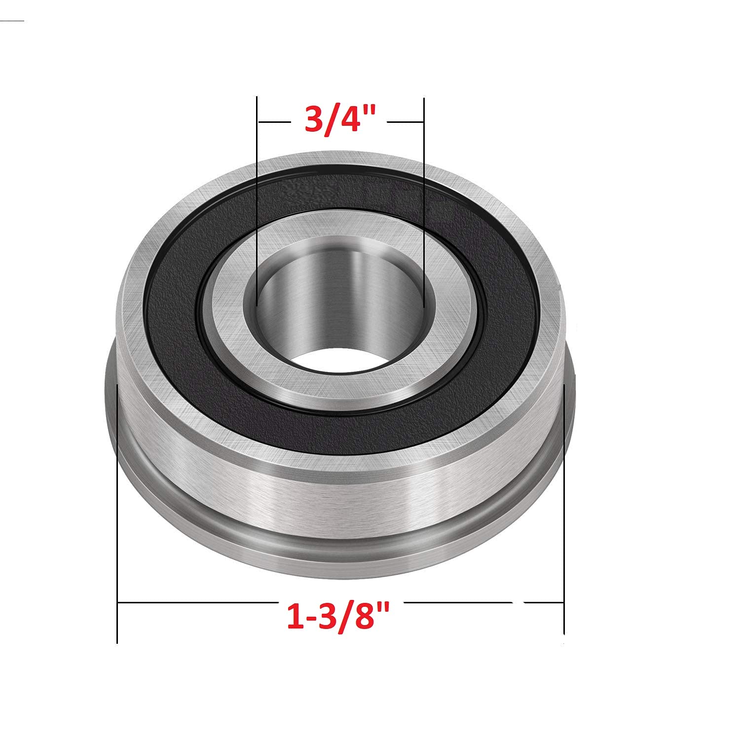 4 PCS Front Wheel Bearing Replacement Kit for Craftsman Lawn Mower Tractor Models 917.271842, 917.204030, 917.289260, 917.270750, 917.289244 - Fits 3/4