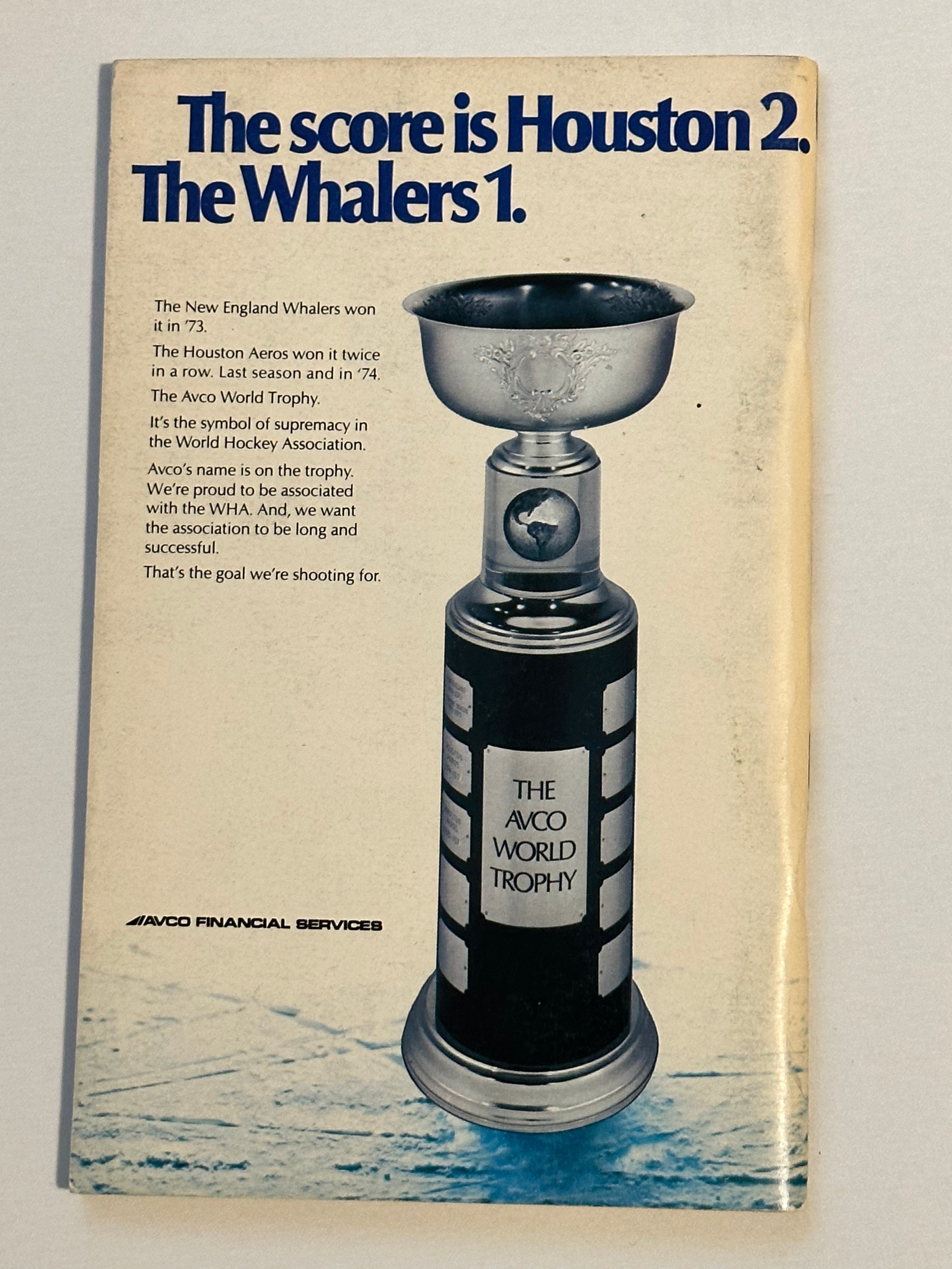 Bobby Hull WHA Autographed Hockey Guide with COA - Authentic Collectible for Hockey Fans & Memorabilia Enthusiasts | Perfect for Display, Gifts & Sports Collections