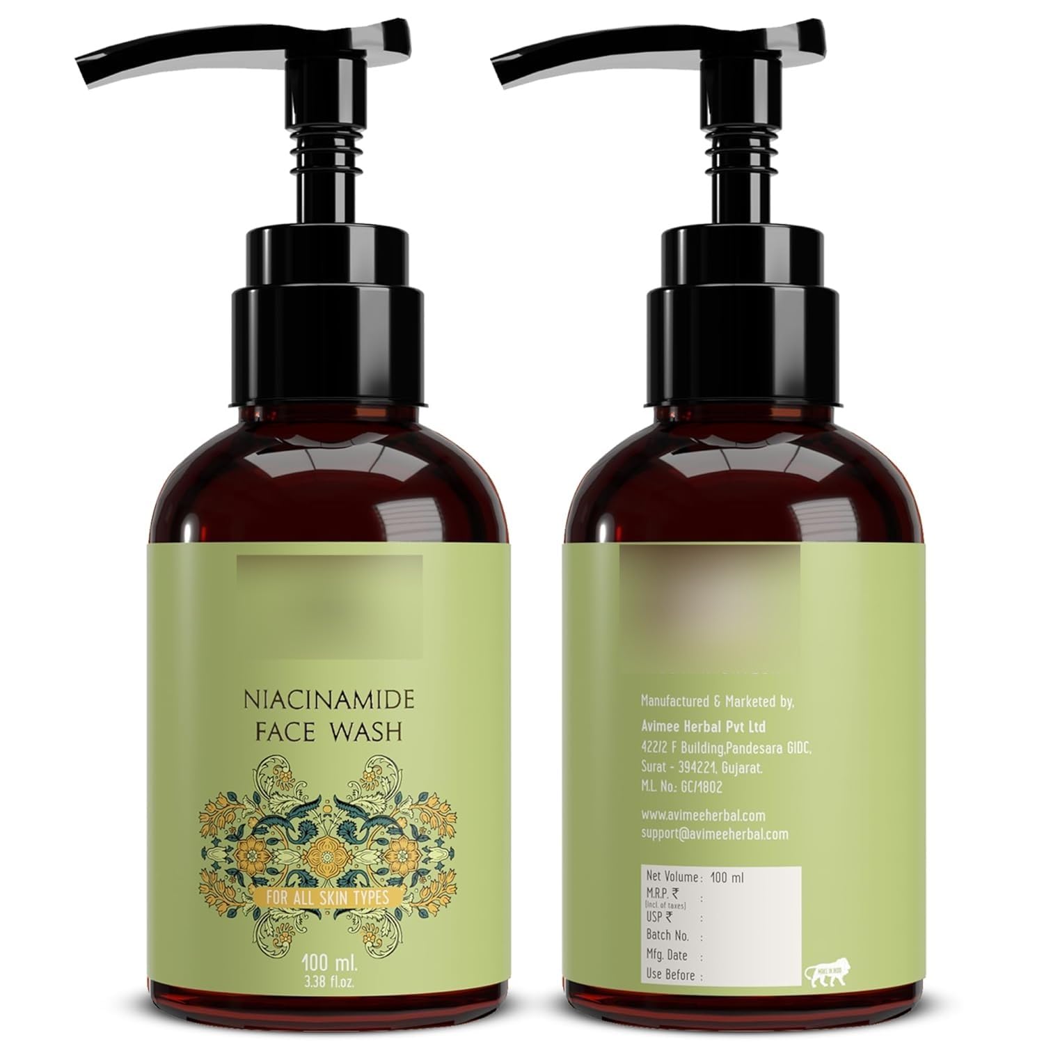 Niacinamide Face Wash for Daily Hydration & Nourishment - Gentle Cleanser for Men & Women (100mL) | Perfect for Acne-Prone & Sensitive Skin Care Routine