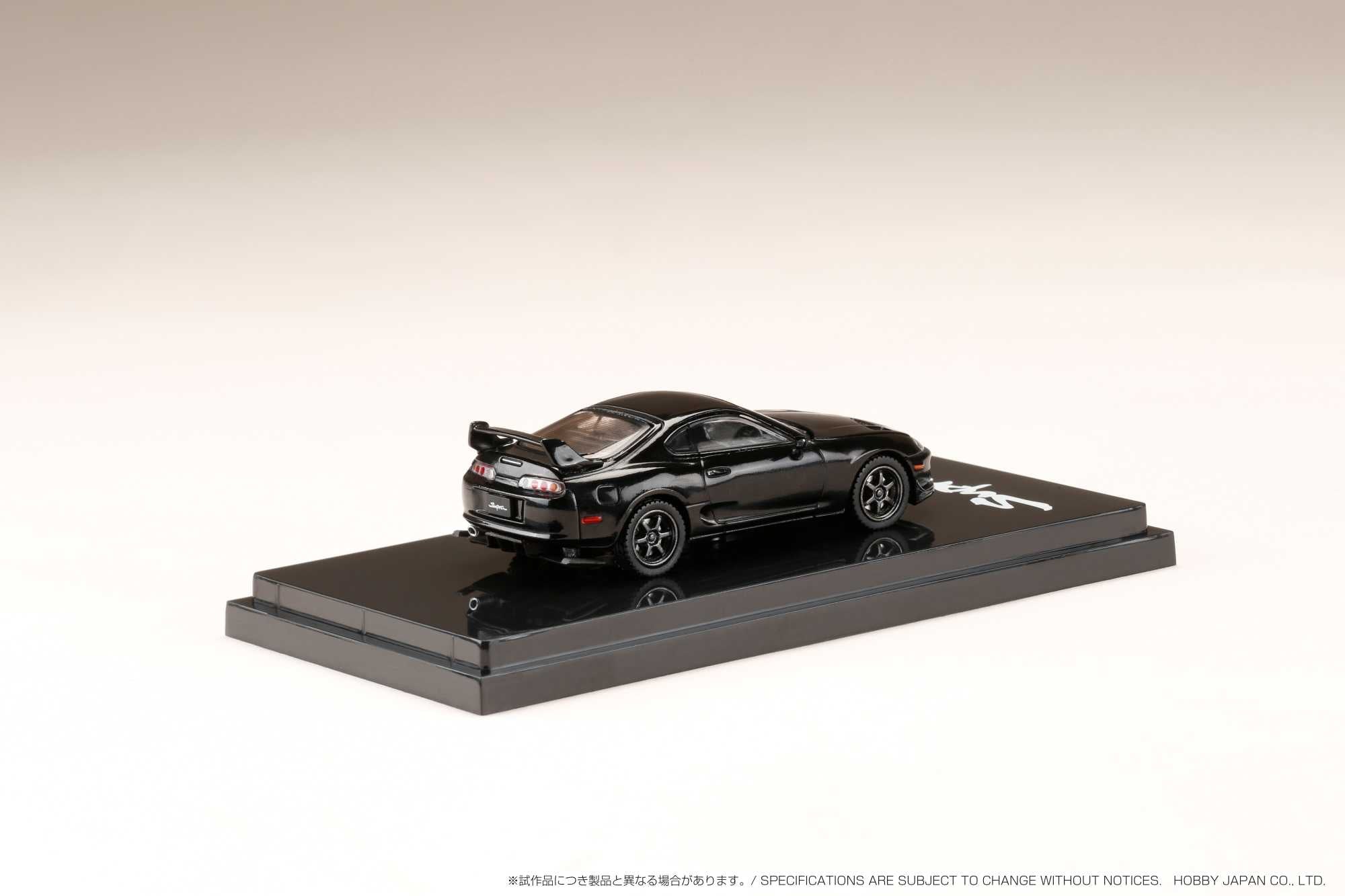 1:64 Toyota Supra (A80) JDM Performance Diecast Model Car - Black Collectible Toy for Car Enthusiasts & Display - Perfect for Home Office Decoration, Gift for Anime Fans & Japanese Car Lovers