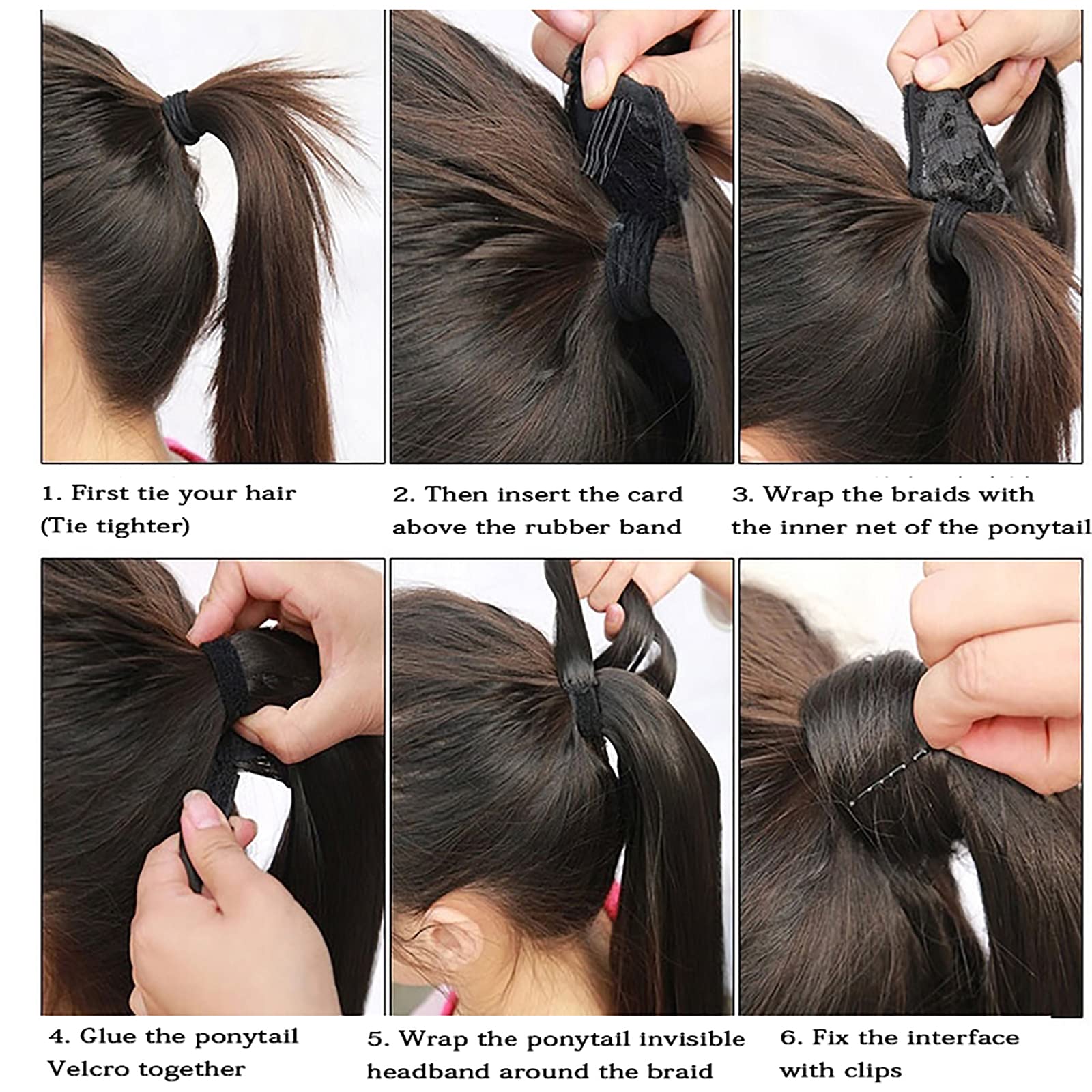Tinashe Clip-In Ponytail Hair Extensions 18 Inch - 100% Remy Human Hair, #613 Blonde, Long Straight Wrap Around Ponytail for Women | Perfect for Parties, Weddings & Everyday Styling