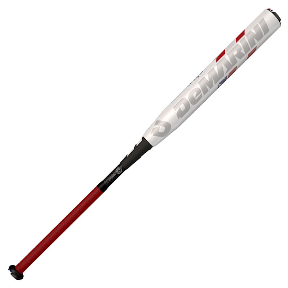 DeMarini Voodoo Raw BBCOR Baseball Bat -33/30 oz - Red, White & Blue - High Performance Aluminum Alloy Bat for Power Hitters - Perfect for College, High School & Travel Baseball Games