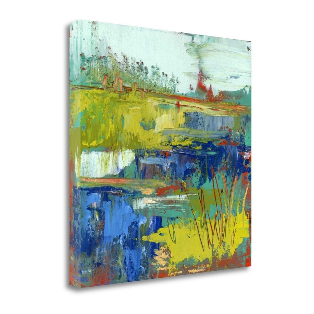 Abstract Marsh III By Pamela J. Wingard - Premium Giclee Print on Gallery Wrap Canvas Wall Art - Modern Home Decor for Living Room, Bedroom & Office