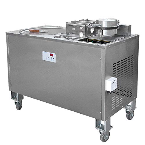 Kolice Commercial Taco Maker & Roll Ice Cream Machine - Professional Tortilla Press & Fried Ice Cream Equipment for Restaurants, Food Trucks & Catering Businesses | Perfect for Mexican Cuisine, Dessert Shops & Street Food Vendors