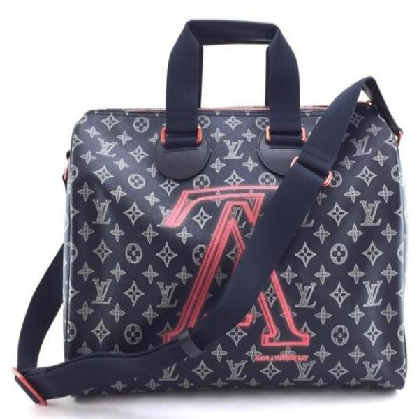 Authentic Louis Vuitton Speedy Bandouliere 40 Monogram Upside Down Canvas Crossbody Bag - Luxury Handbag for Women, Travel & Everyday Use