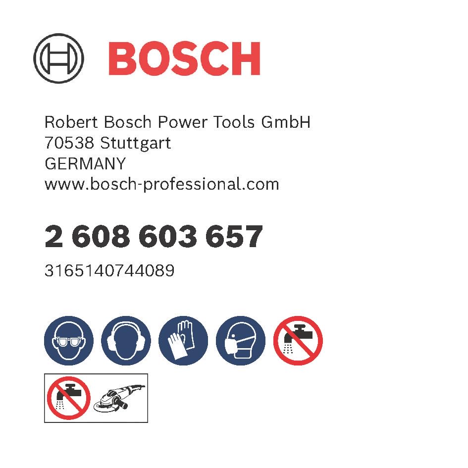 Bosch 2608603657 K60 Angulated Flap Disc for Metal Grinding & Polishing - 125mm, Black/Red - Ideal for Welding, Deburring & Surface Preparation