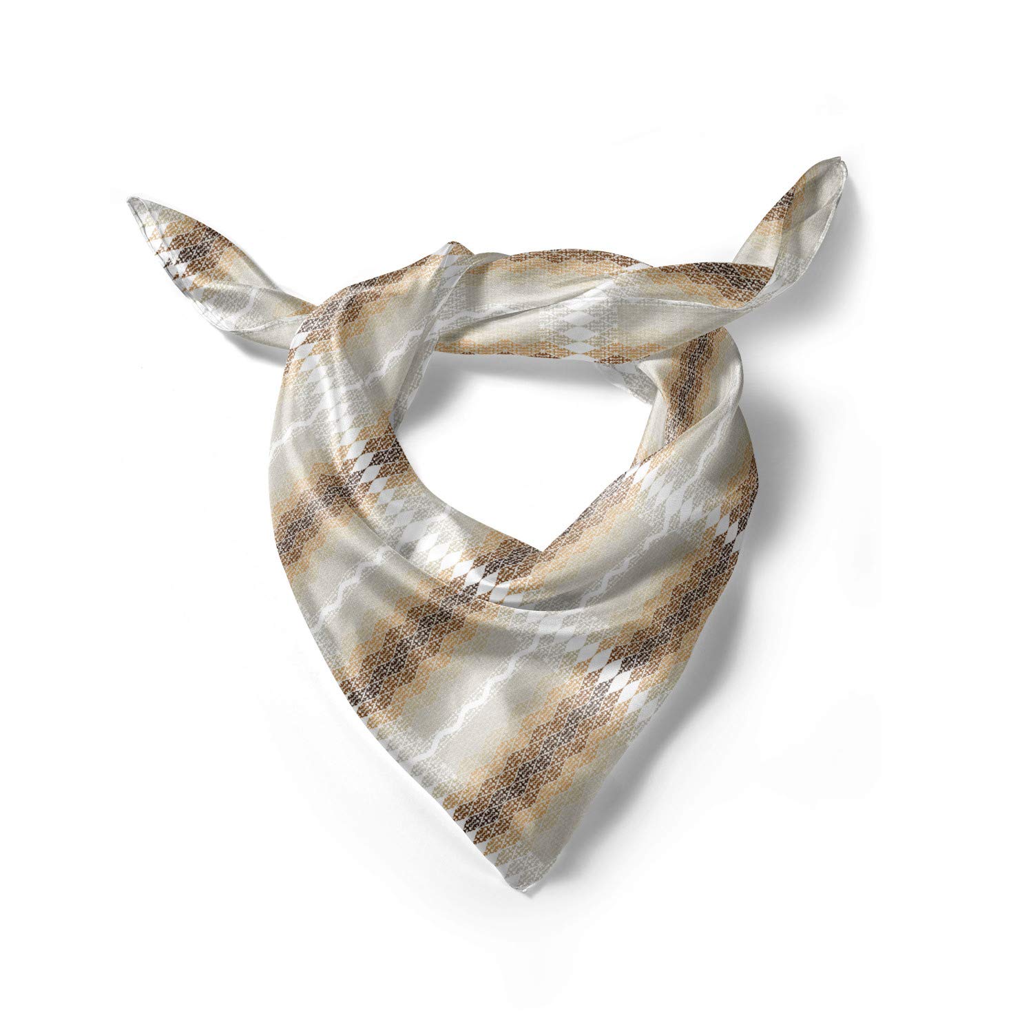 Ambesonne Abstract Hair Scarf - Stylish Head Wrap for Women, Boho Fashion Accessory, Perfect for Everyday Wear, Parties & Cultural Events