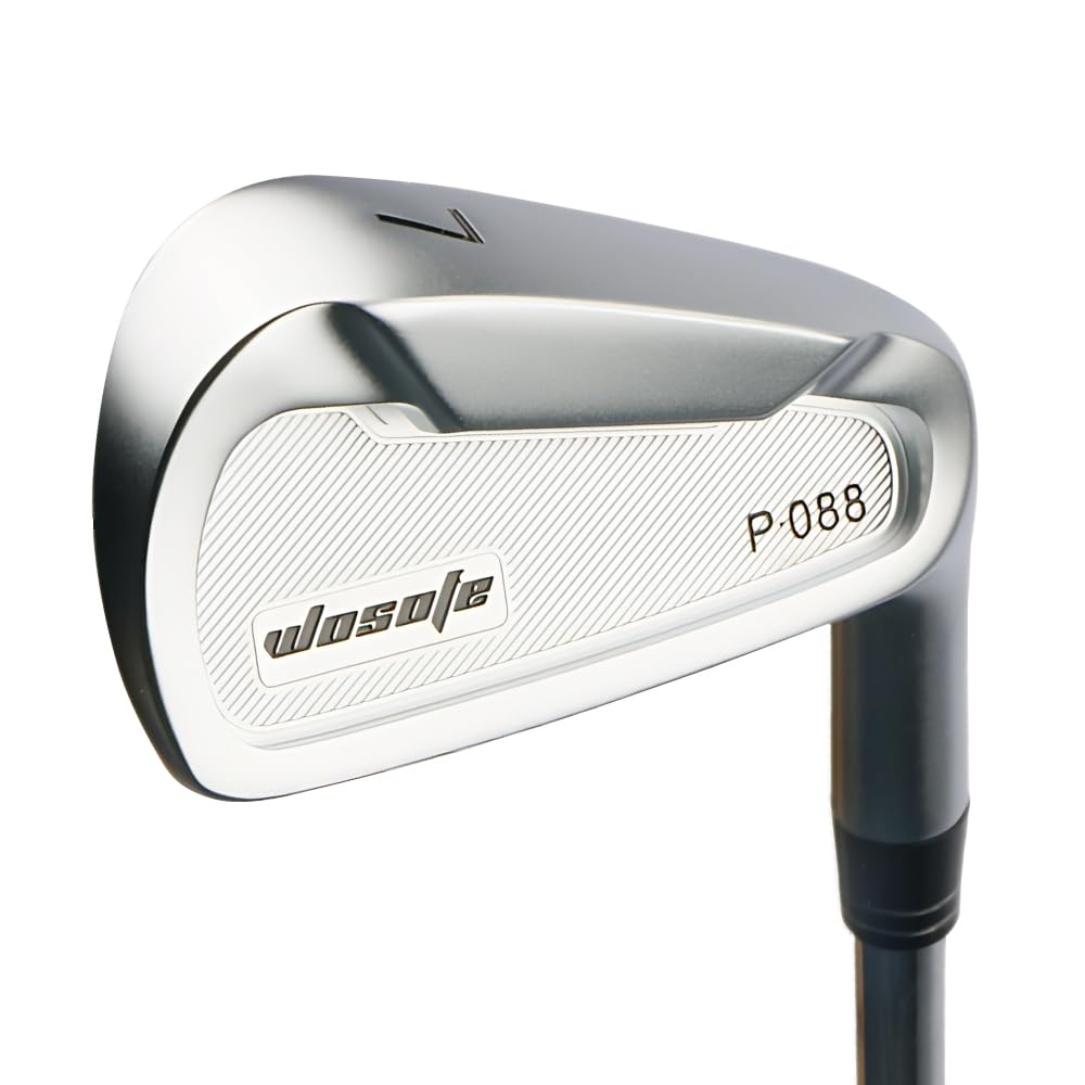 Wosofe 7 Iron Golf Club for Men & Women - Steel Shaft Stiff Flex Single Iron | Perfect for Driving Range Practice & Course Play