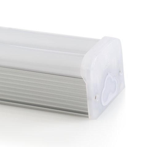 T5 LED Linkable Utility Light Fixture - 15W 1500 Lumens 5500K for Garage, Workshop & Closet | Frosted Cover 2ft | No Ballast | 5ft Power Cord Included | Perfect for Home, Office & Commercial Lighting