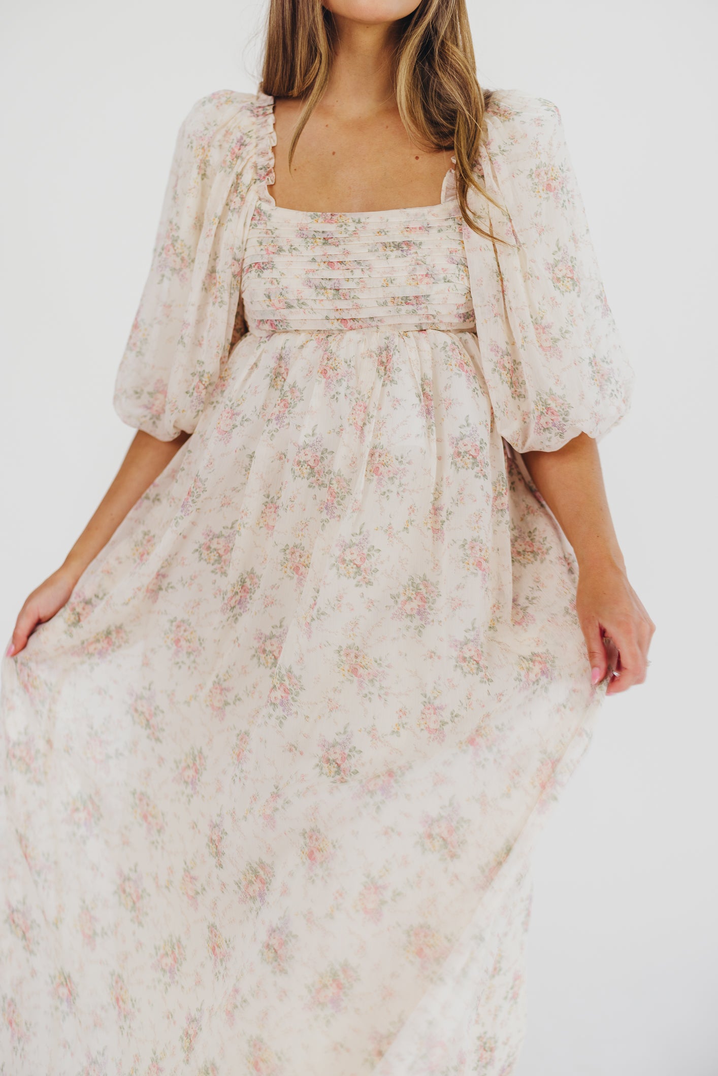Melody Maxi Dress in Petal Pink - Bump Friendly Maternity Dress & Inclusive Sizing (S-3XL) | Perfect for Pregnancy, Weddings & Summer Vacations