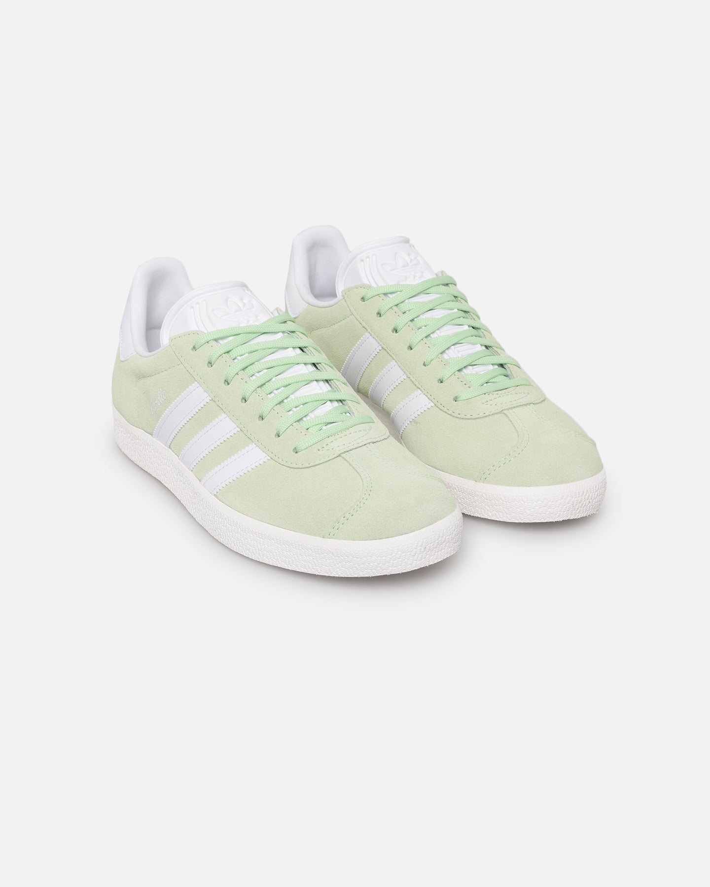 Adidas Women's Gazelle Sneakers - Green & White Retro Running Shoes for Women | Comfortable Casual Walking & Gym Workout Shoes