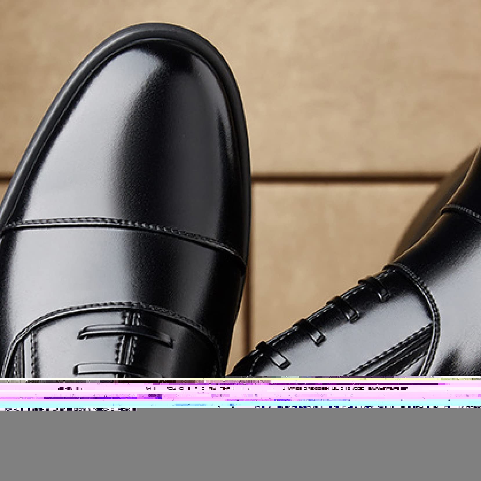 Men's Comfortable PU Leather Oxford Shoes - Lace Up Business Casual & Formal Dress Shoes for Office Work | Perfect for Business Meetings, Weddings & Professional Events