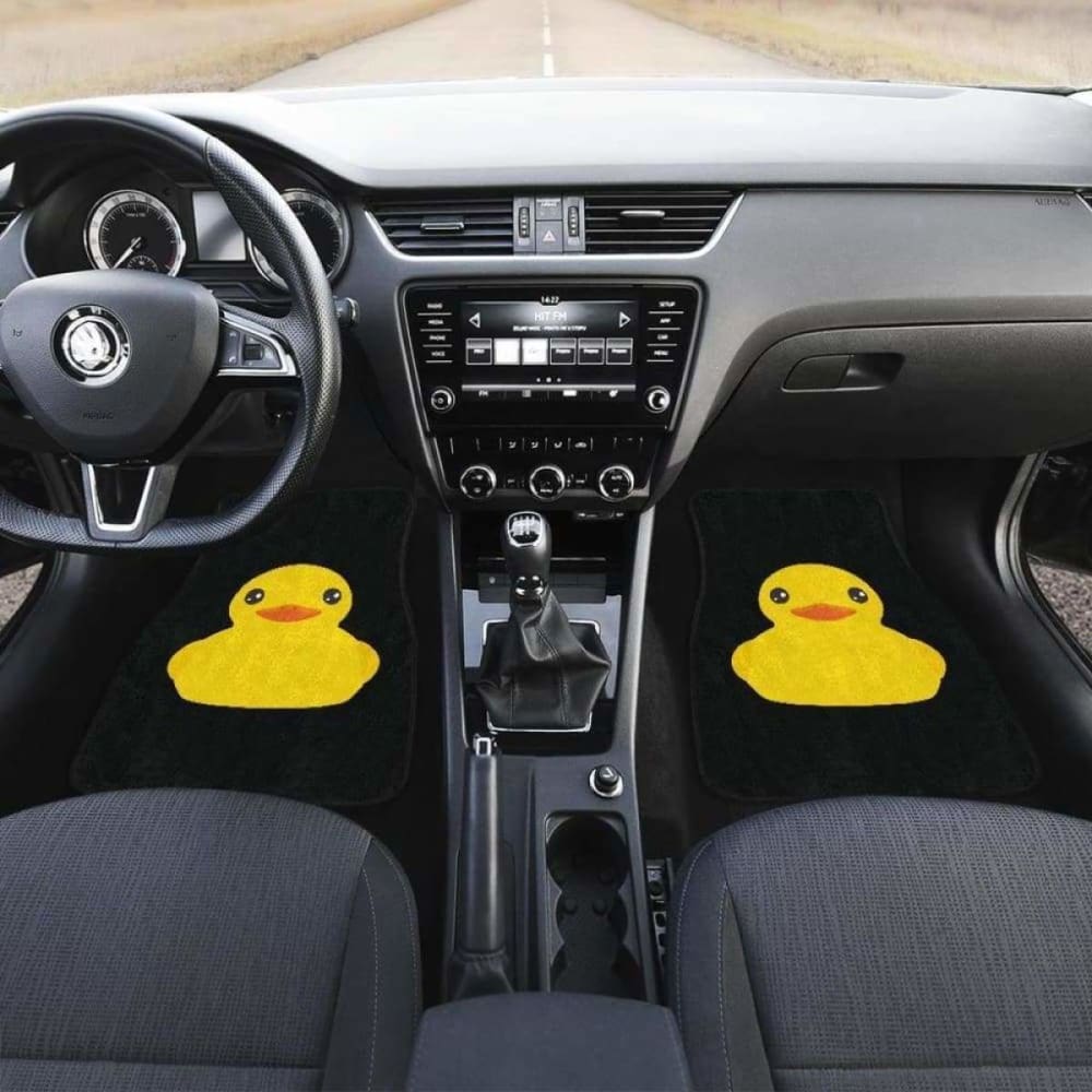 Funny Baby Duck Car Floor Mats - Non-Slip Waterproof Auto Accessories for Kids & Toddlers - Perfect for Family Road Trips & Daily Commutes