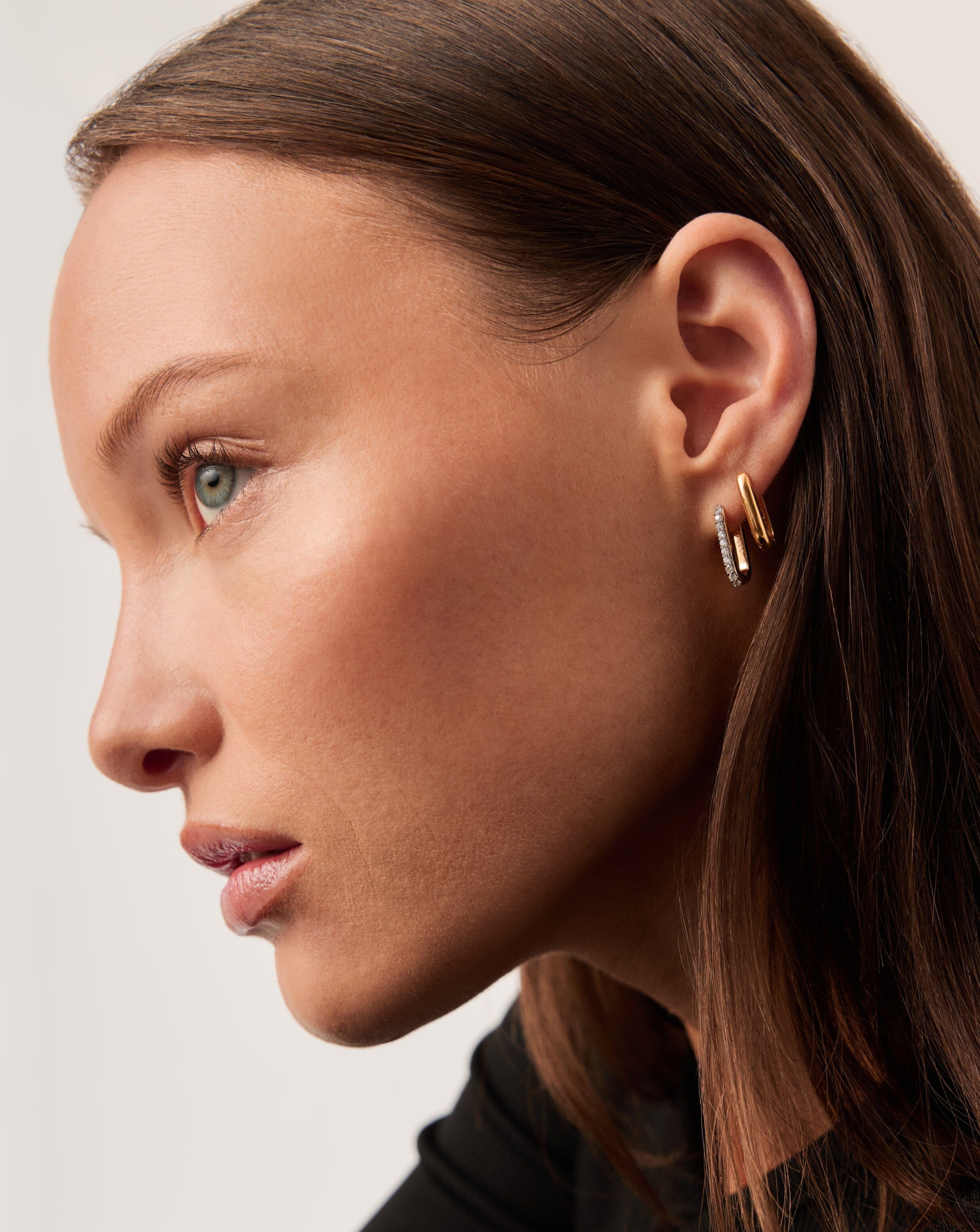 Classic Ovate Hoop Earrings - 18k Recycled Gold Vermeil on Recycled Sterling Silver | Sustainable Luxury Jewelry for Women | Perfect for Everyday Wear, Date Nights & Special Occasions