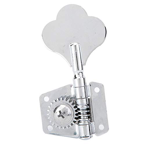 VBESTLIFE Electric Bass Machine Heads - Premium Open Gear Tuners with Knobs for Precise String Tuning (Set of 4) - Perfect for Electric Bass Guitar Maintenance & Replacement - Ideal for Musicians, Performers & DIY Guitar Repair