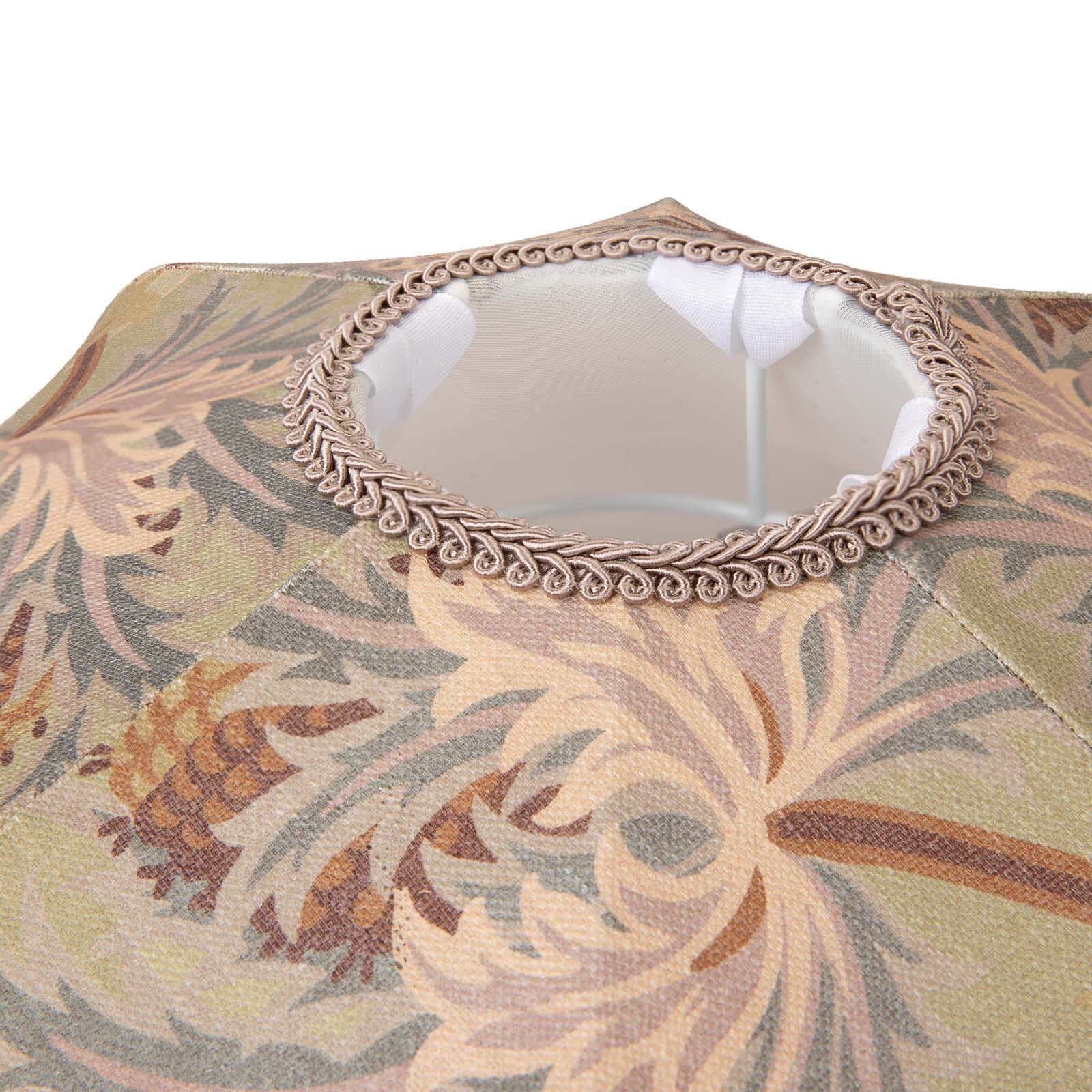 AQUIFOLIA Cotton Linen Tilia Lampshade - Apple Design Home Decor for Bedroom, Living Room & Nursery Lighting