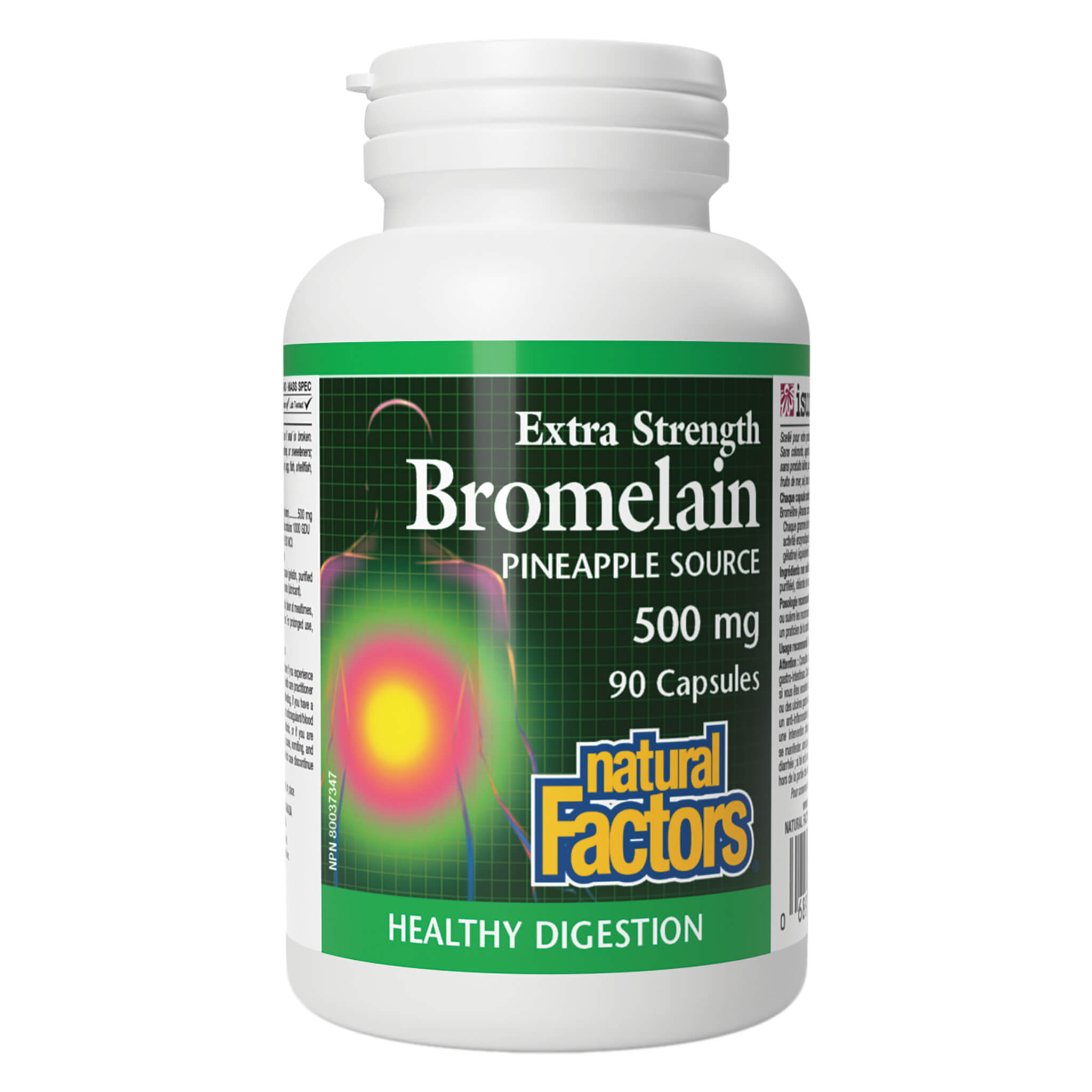 Bromelain Extra Strength 500mg - Premium Pineapple Enzyme Supplement for Digestion & Inflammation Relief - Supports Joint Health & Immune System (Great for Post-Workout Recovery & Digestive Support)